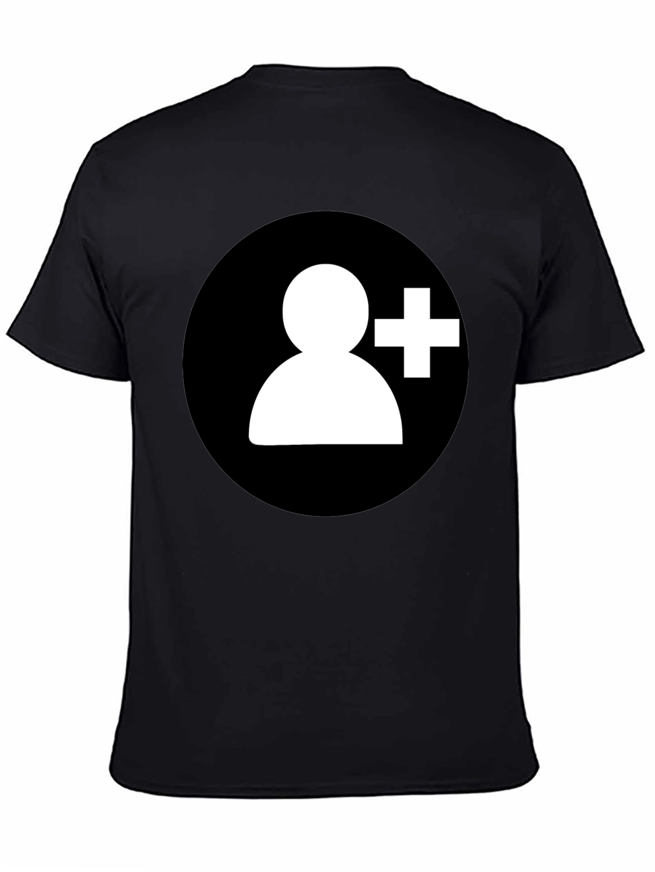 Add Contact Black T-Shirt