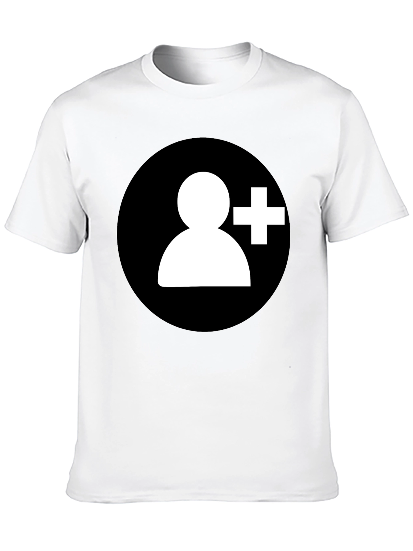 Add Contact Black T-Shirt