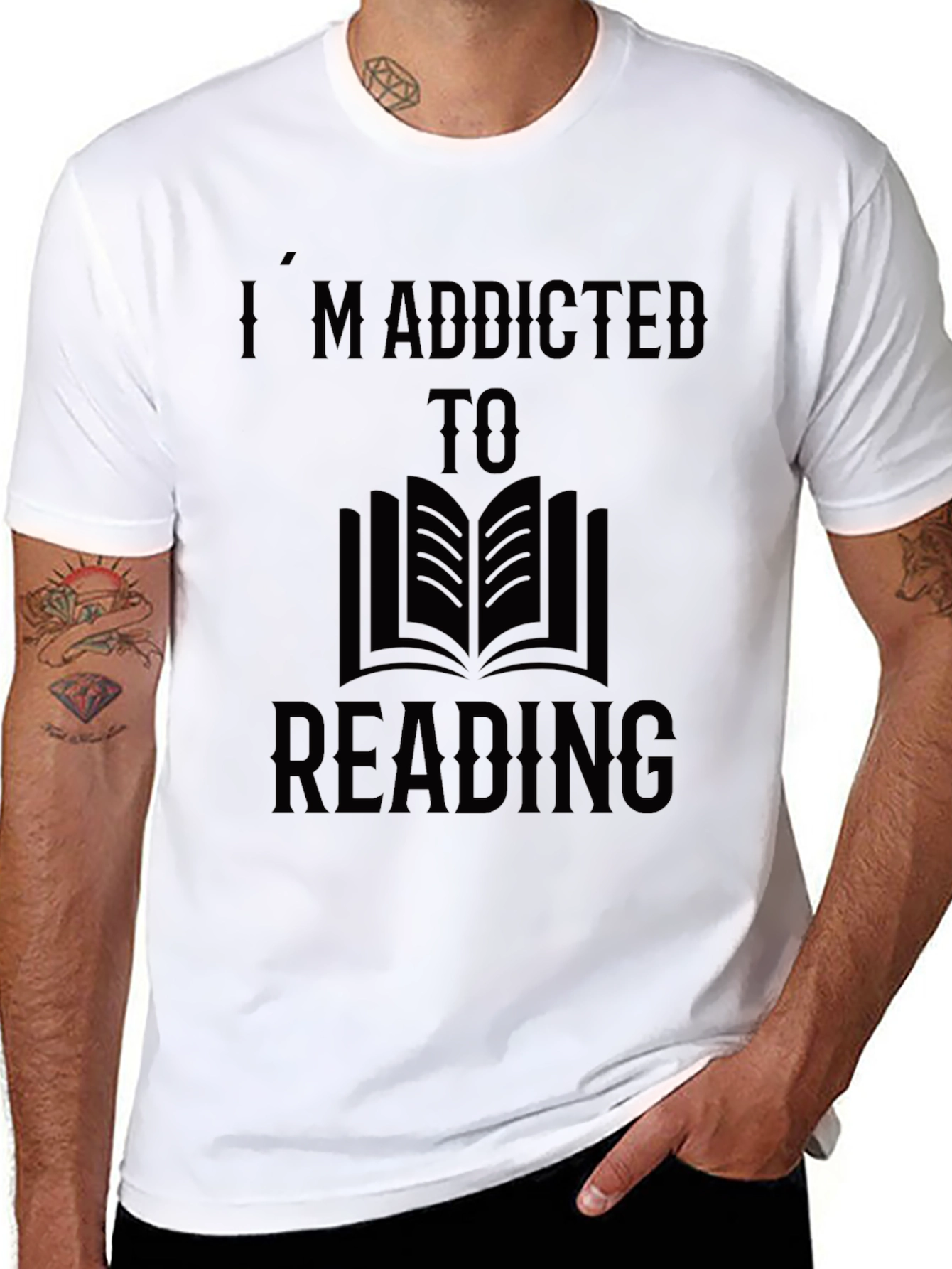 Im Addicted to Reading Graphic Tee