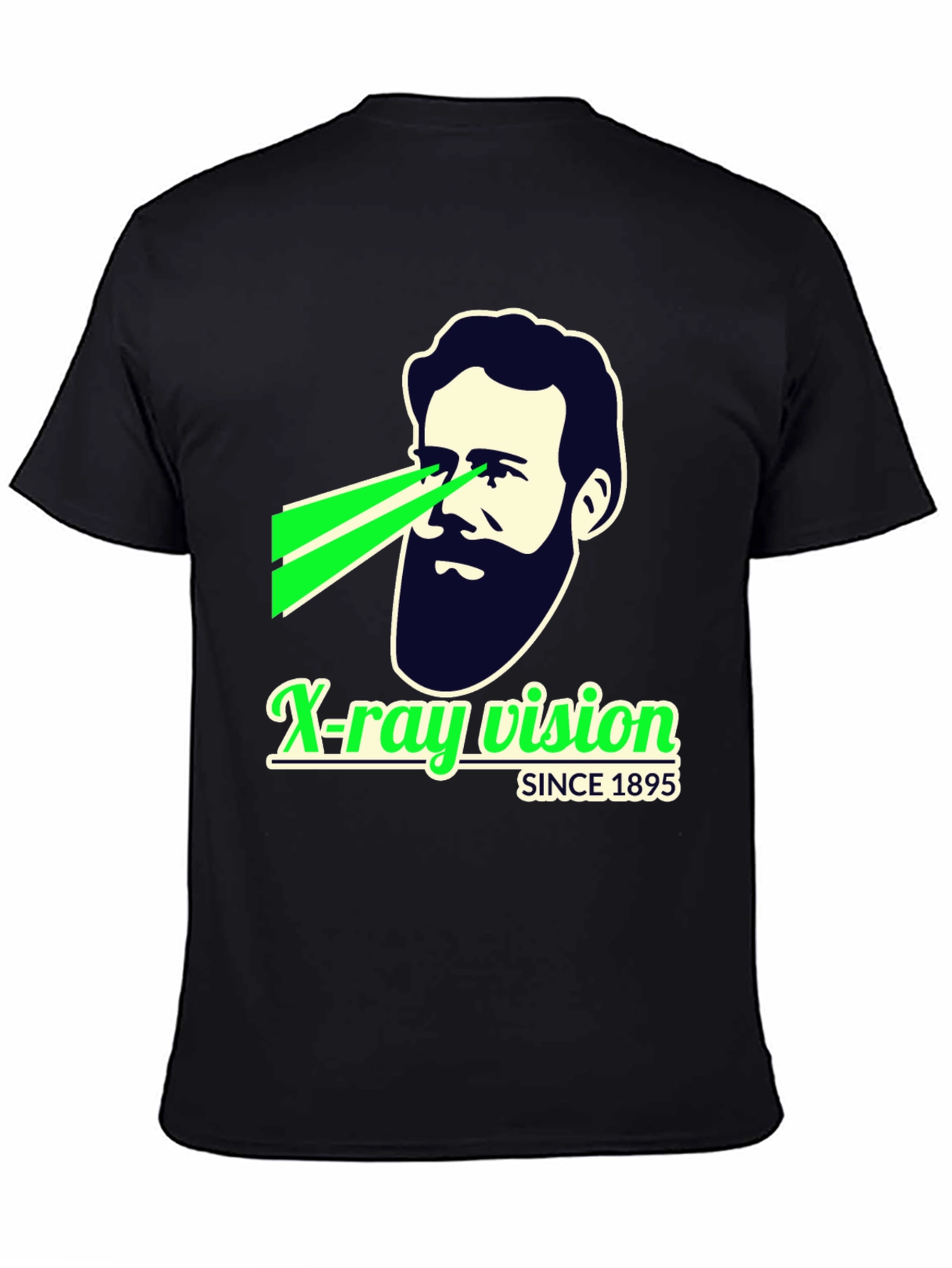 X-Ray Vision Since 1895 Black T-Shirt