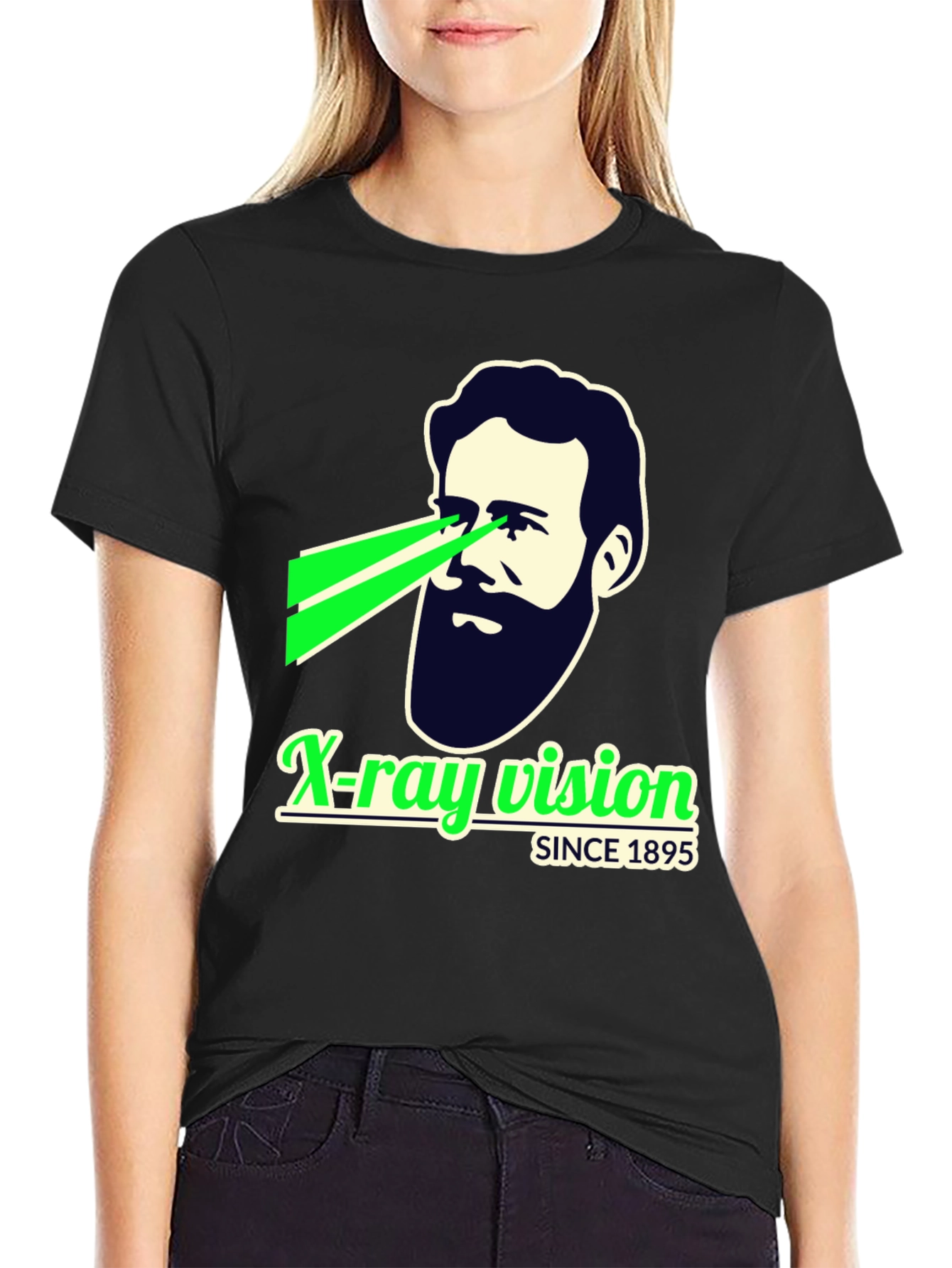 X-Ray Vision Since 1895 Black T-Shirt