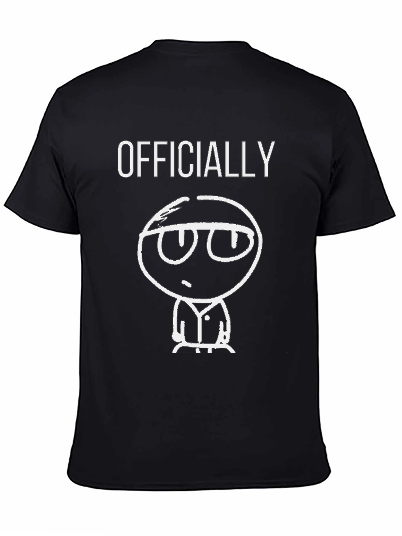 Officially Cool Cartoon Graphic T-Shirt