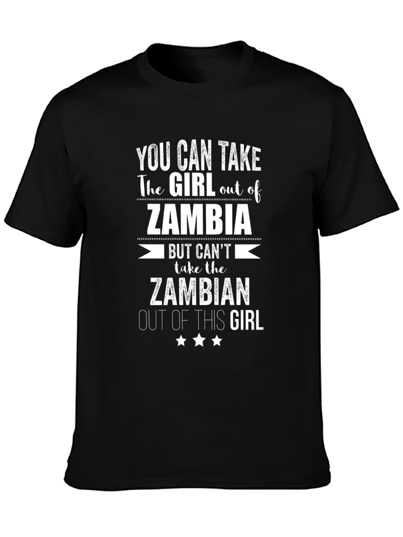 Zambian Girl T-Shirt - Zambia Pride