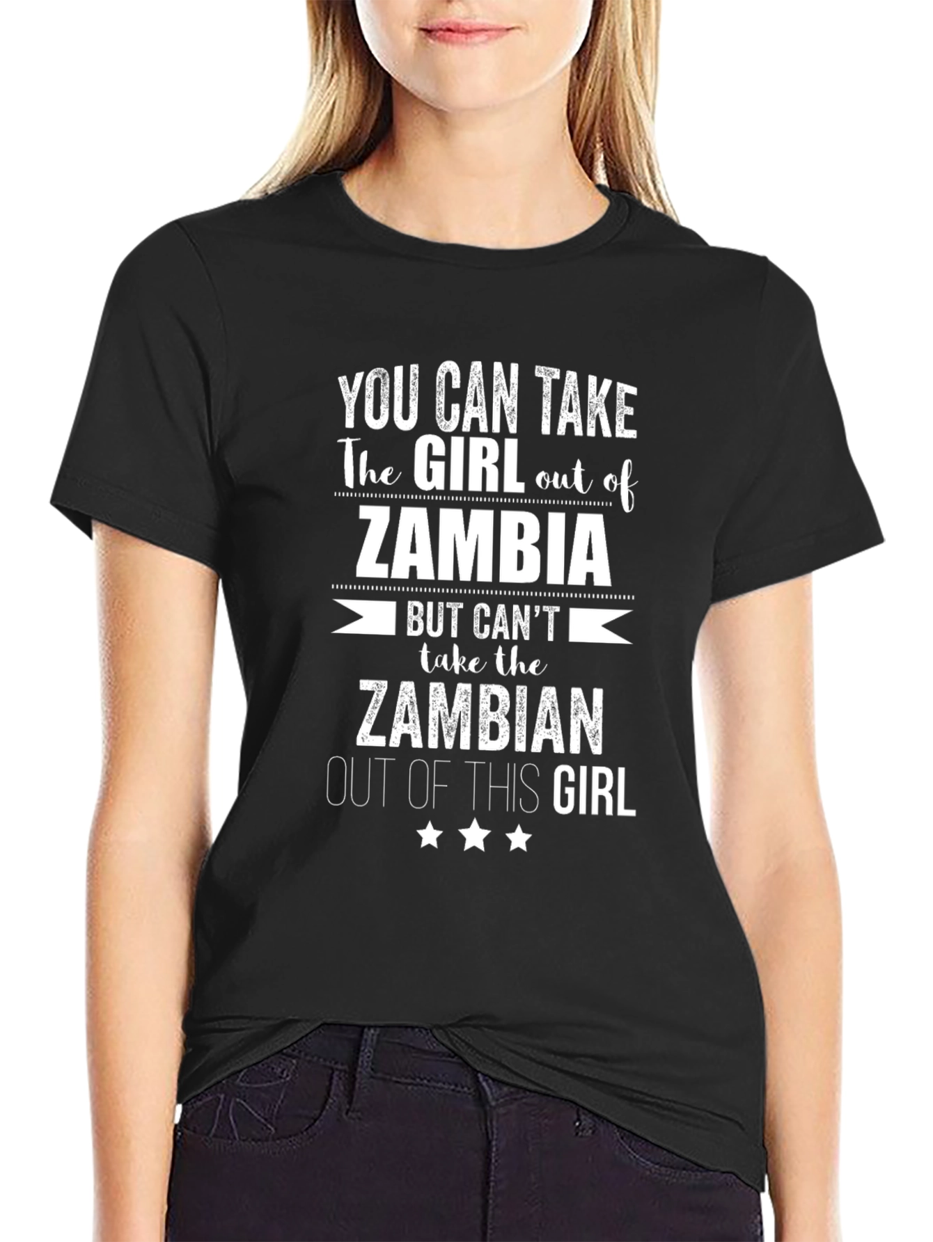 Zambian Girl T-Shirt - Zambia Pride