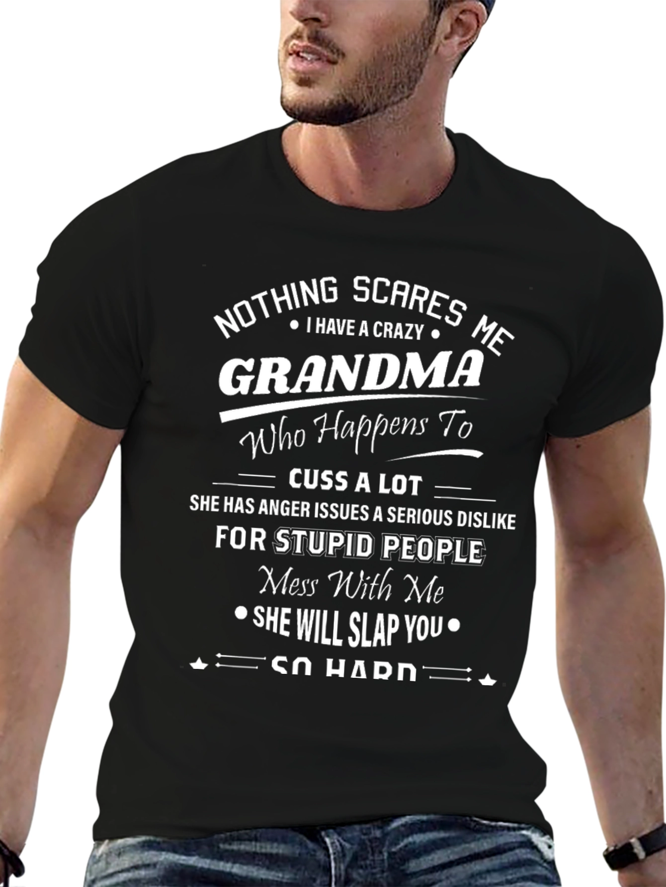 Crazy Grandma T-Shirt - Funny Graphic Tee