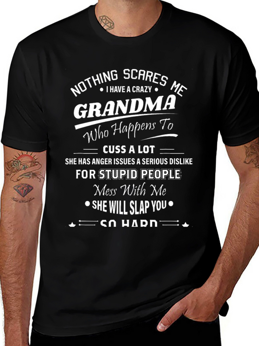 Crazy Grandma T-Shirt - Funny Graphic Tee