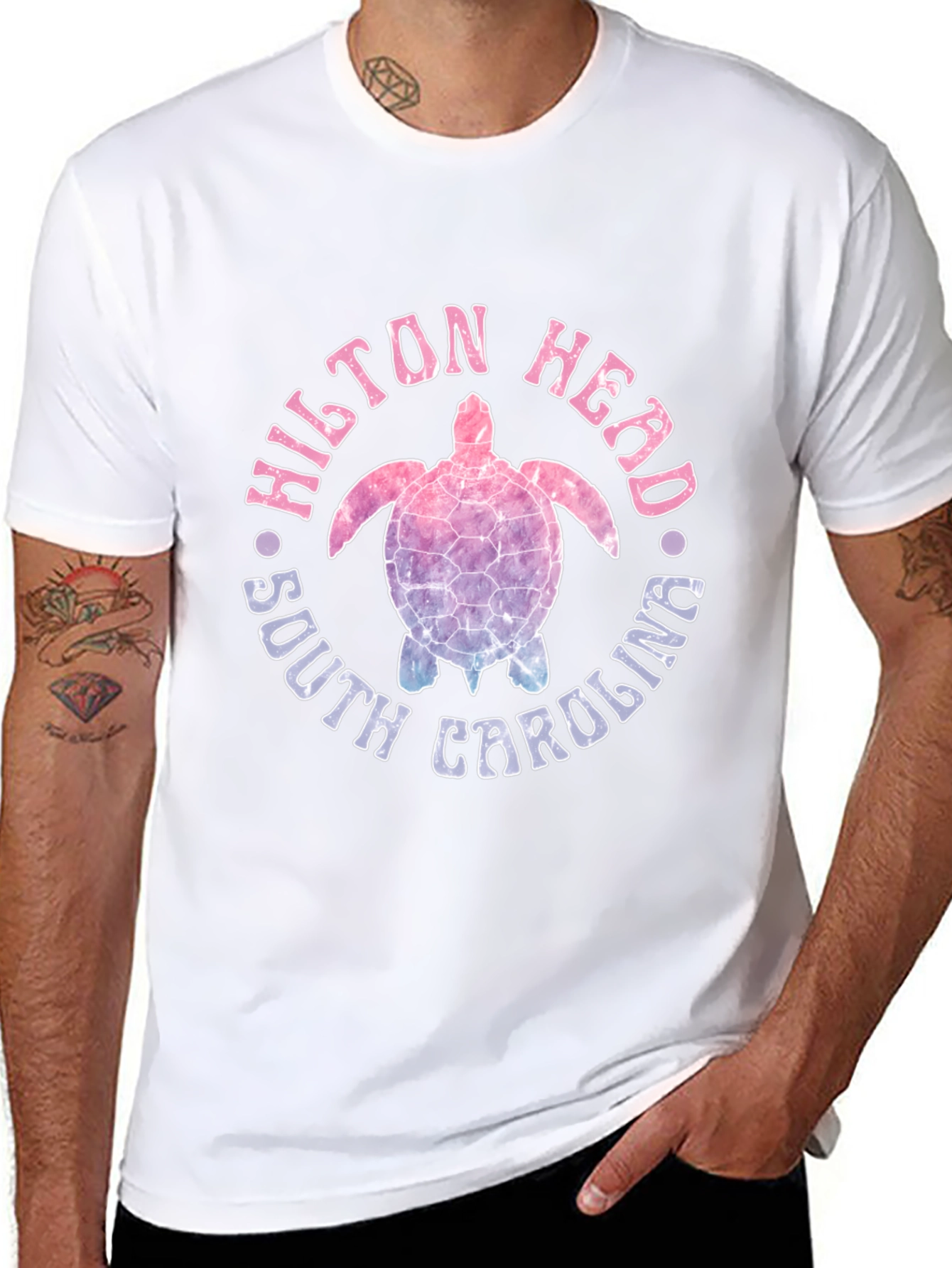 Hilton Head Turtle Graphic T-Shirt
