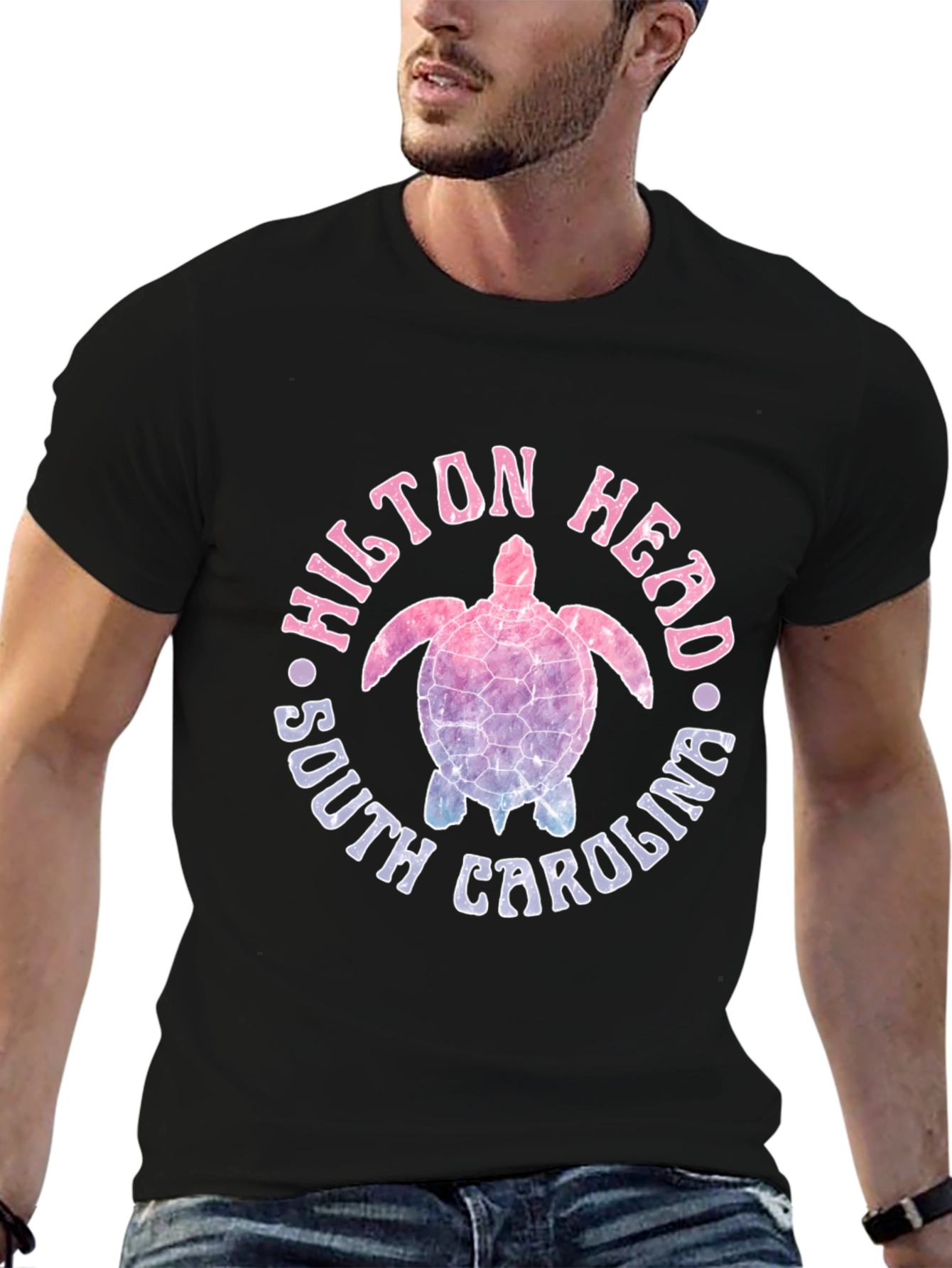 Hilton Head Turtle Graphic T-Shirt