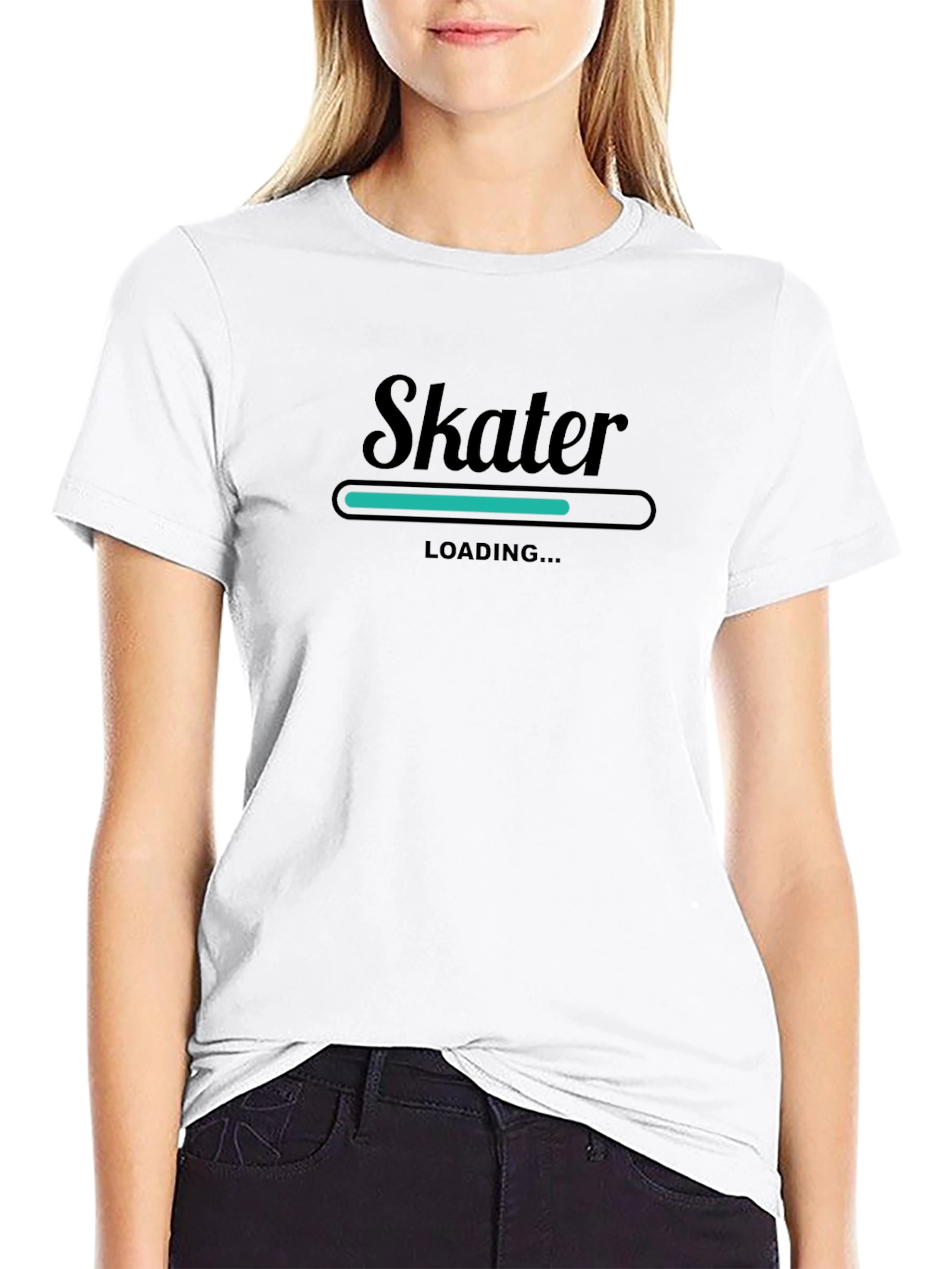 Skater Loading T-Shirt - Cool Graphic Tee
