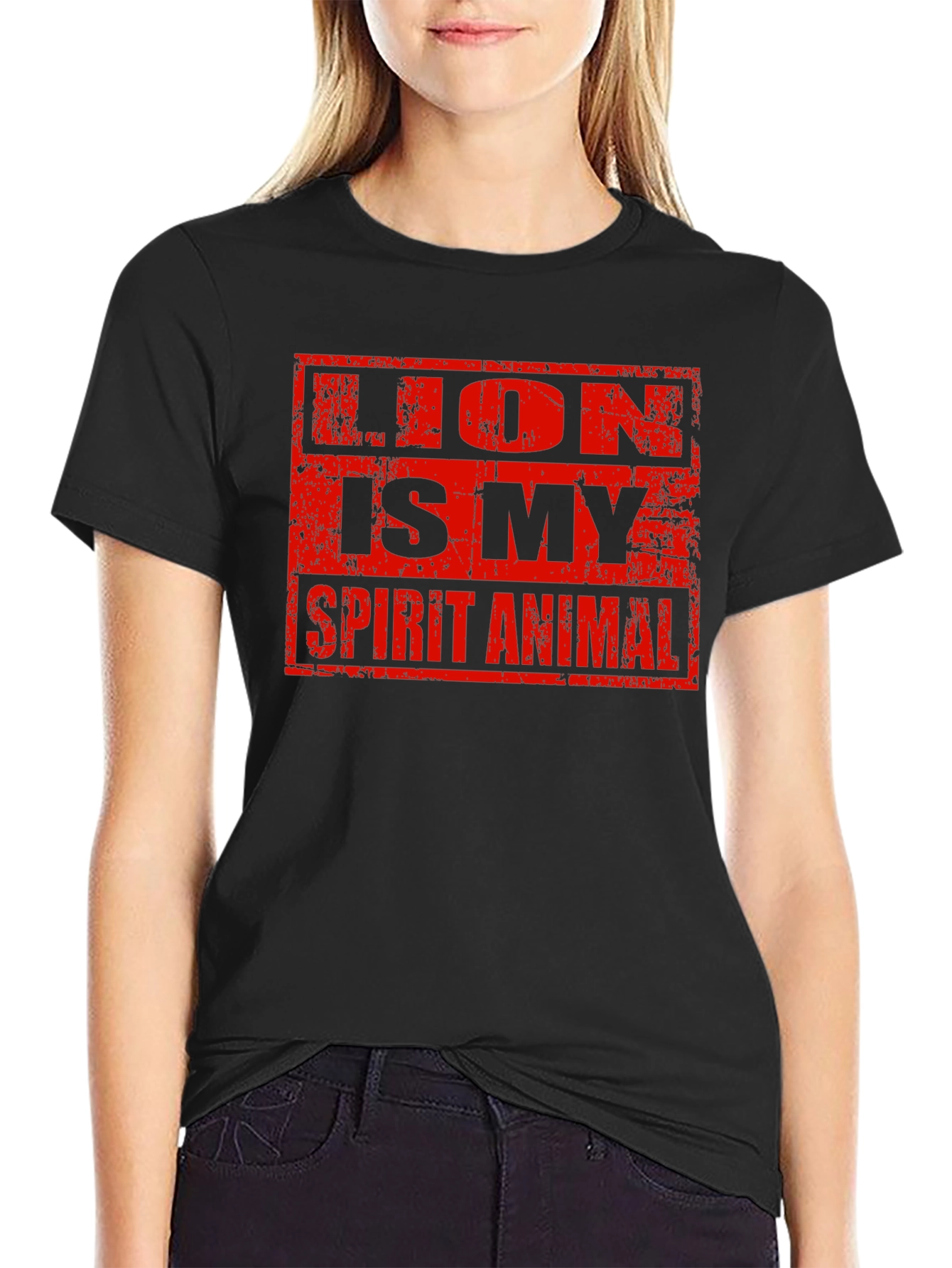 Lion is My Spirit Animal Graphic T-Shirt