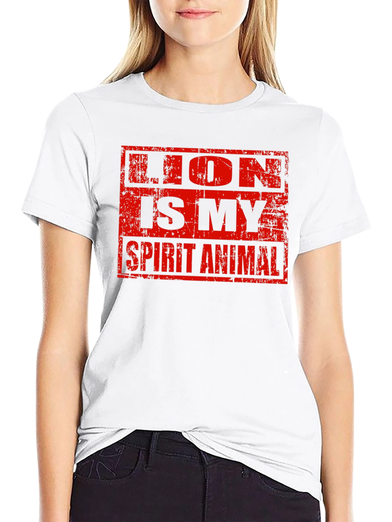 Lion is My Spirit Animal Graphic T-Shirt
