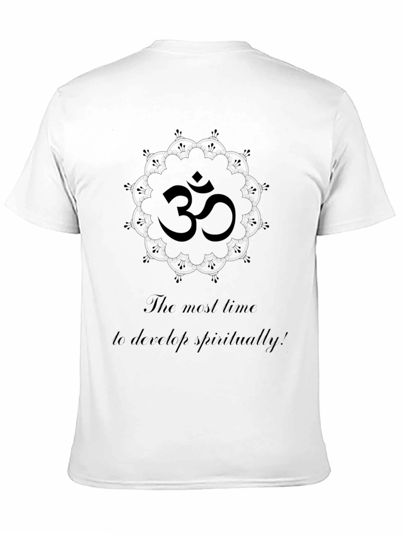 Om Mandala Graphic Tee - Spiritual Comfort