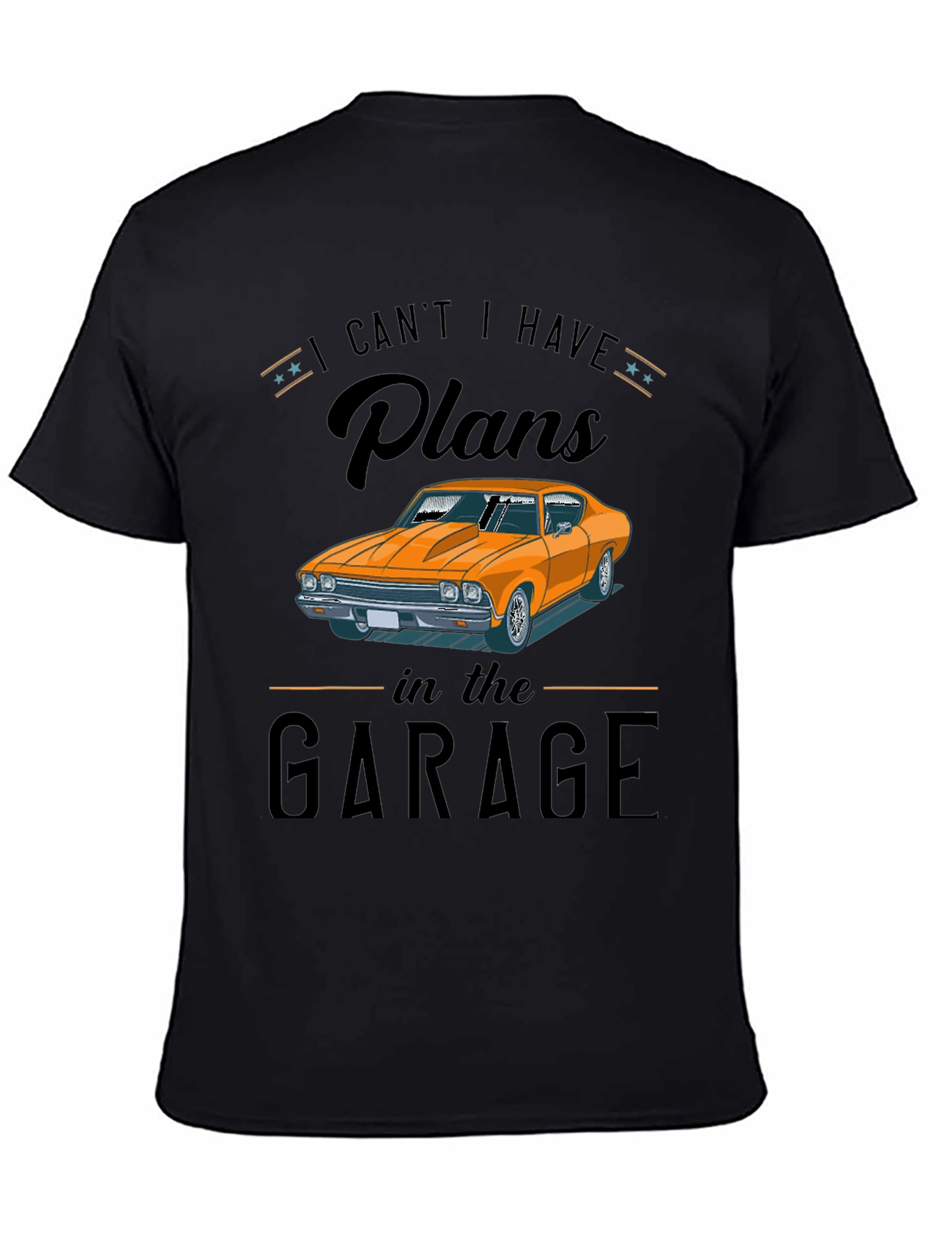 Garage Plans Graphic Tee - Car Enthusiast