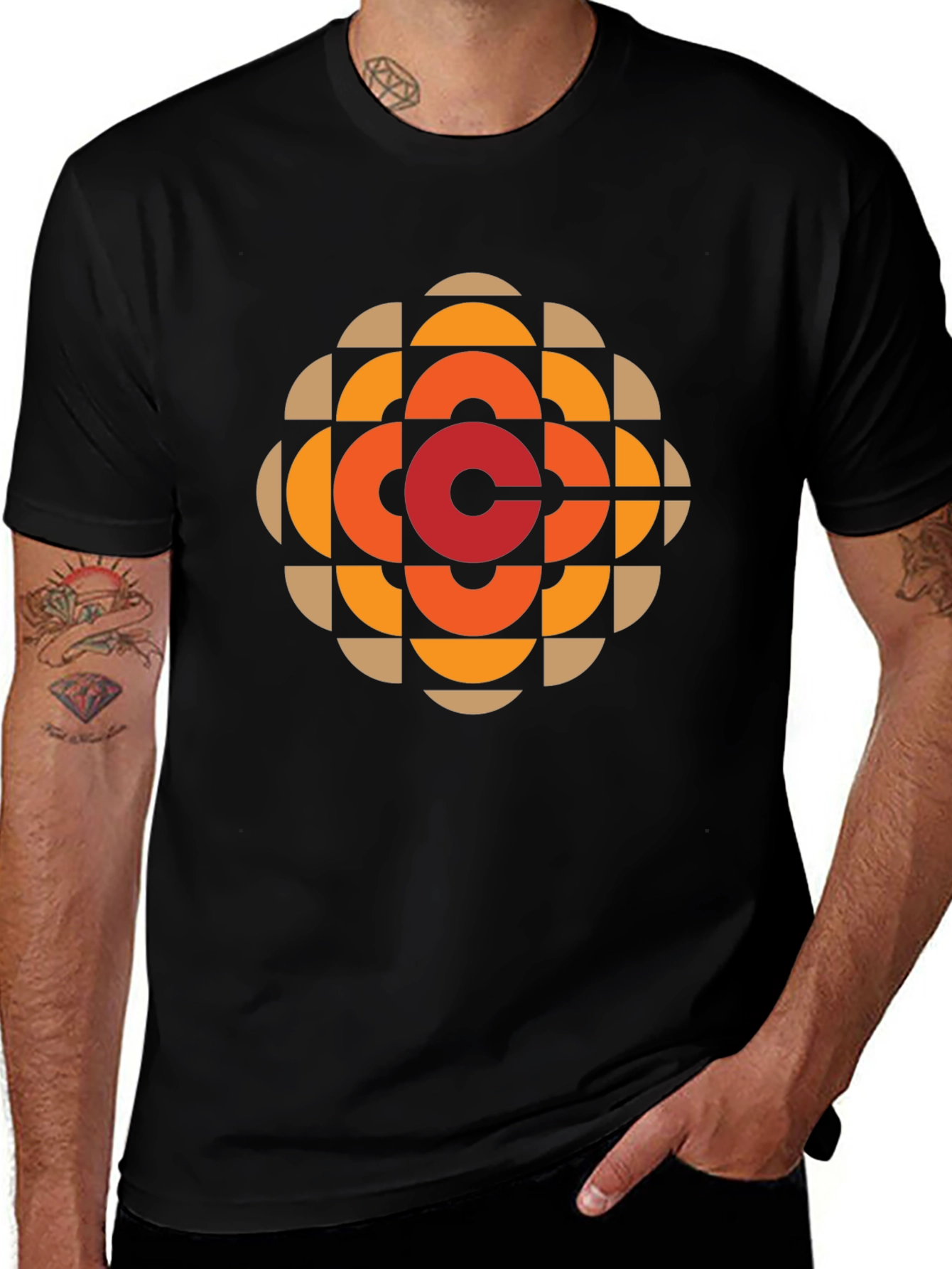 Retro CBC Logo Black T-Shirt