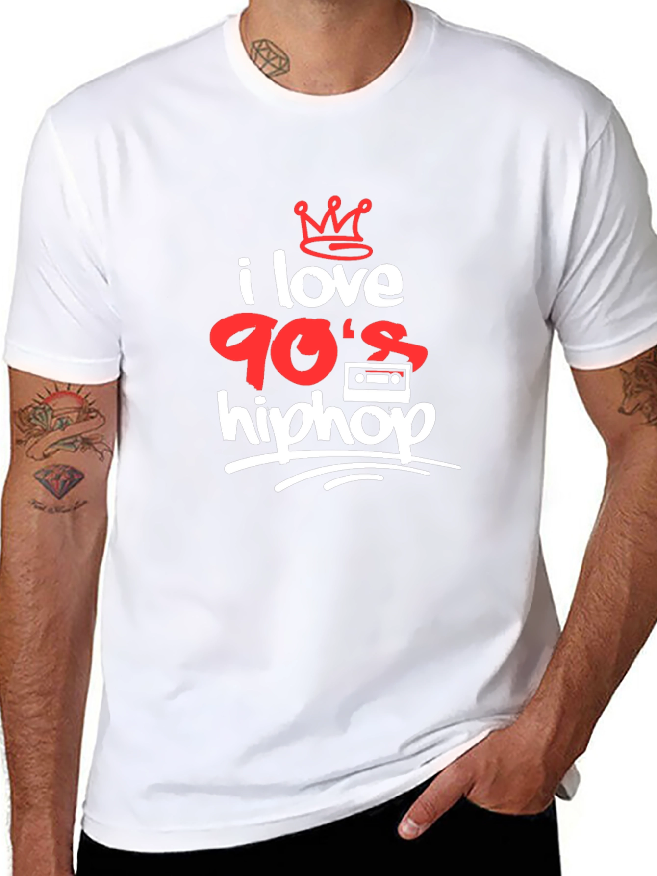 I Love 90s Hip Hop Graphic Tee