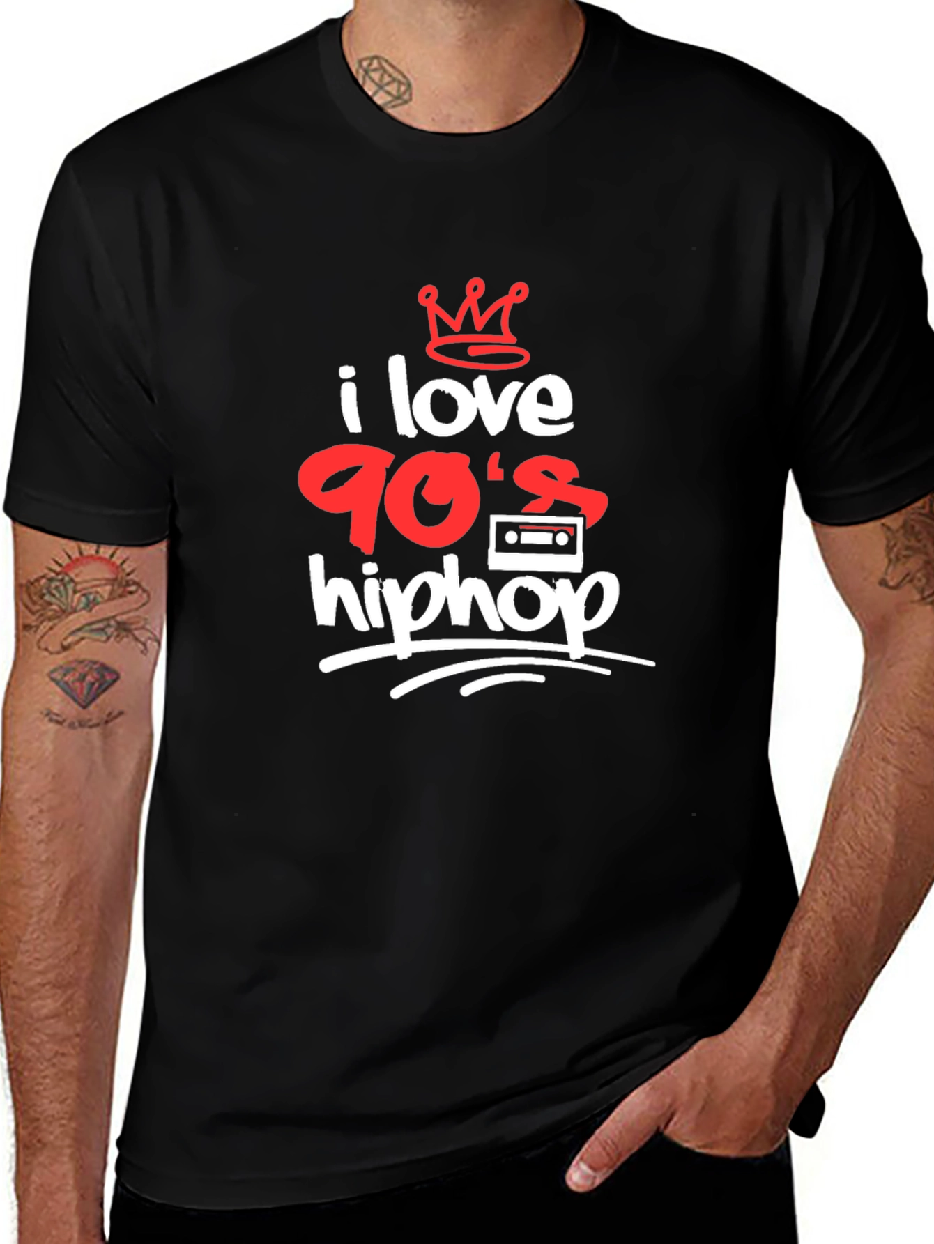 I Love 90s Hip Hop Graphic Tee