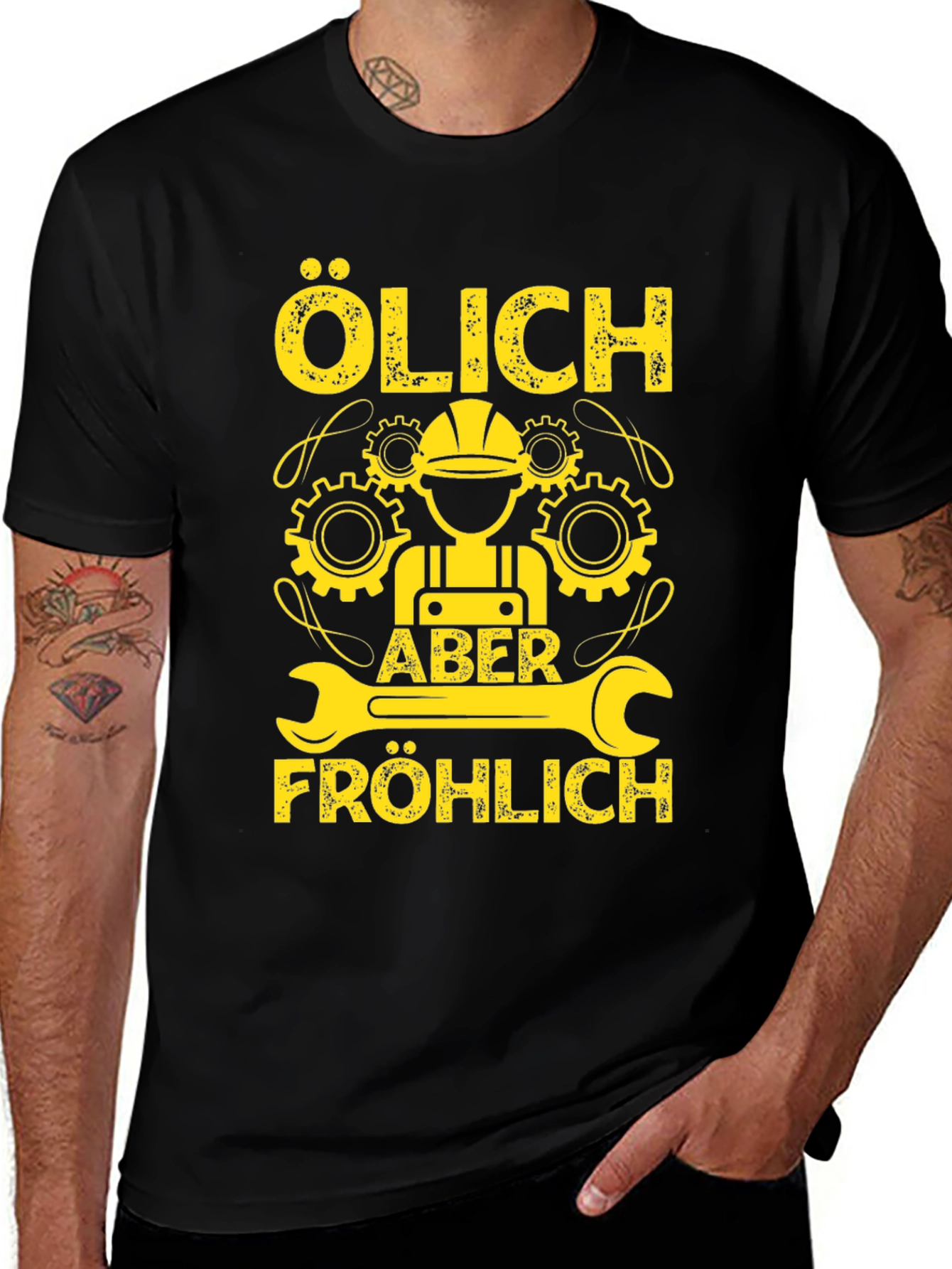 Olich Aber Frohlich Mechanic T-Shirt