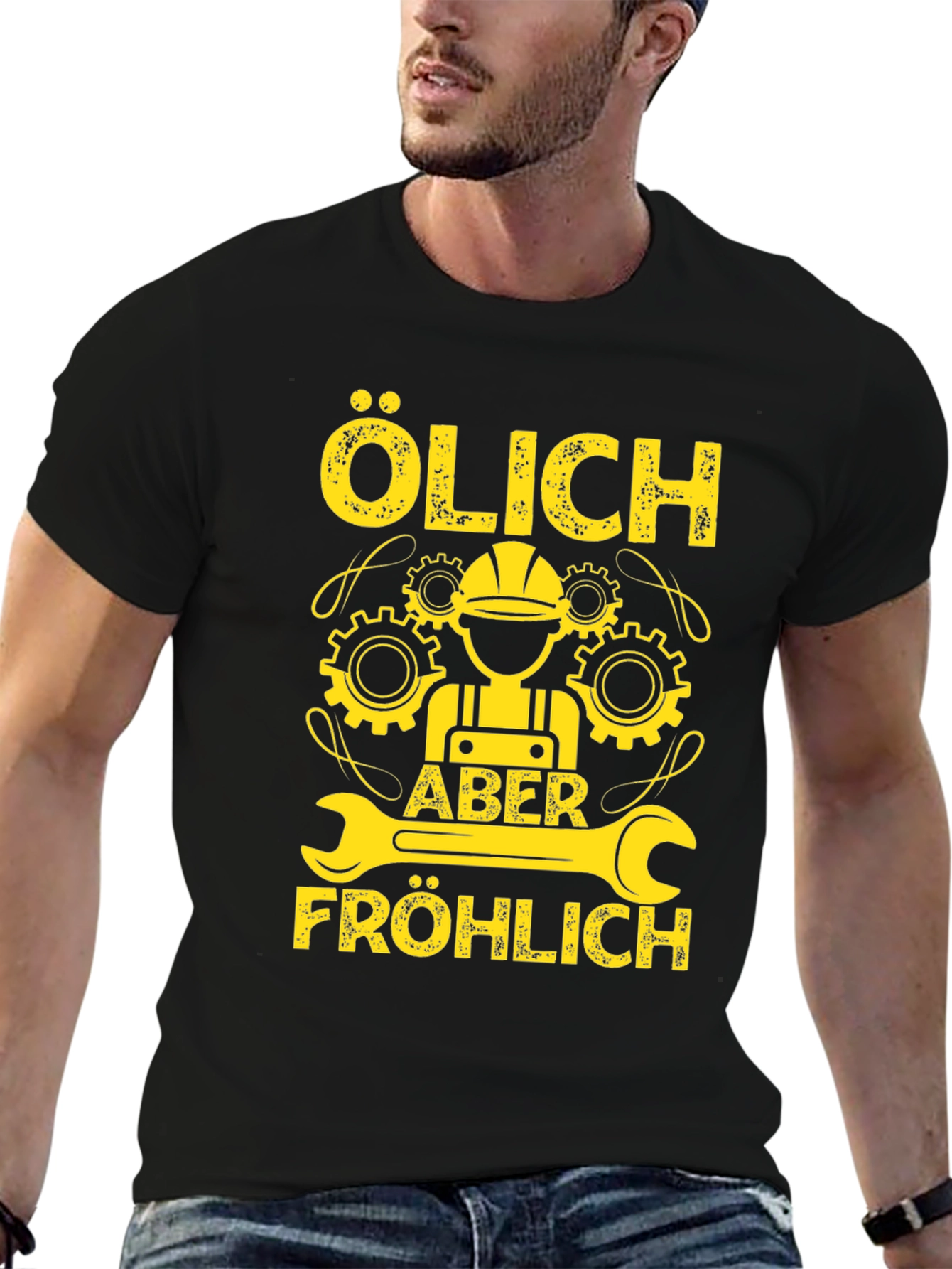 Olich Aber Frohlich Mechanic T-Shirt