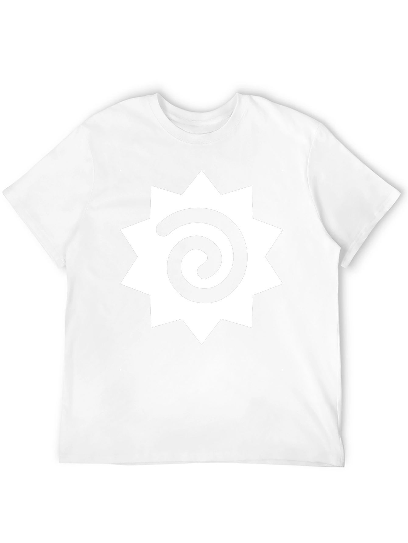 Spiral Starburst Graphic Black T-Shirt