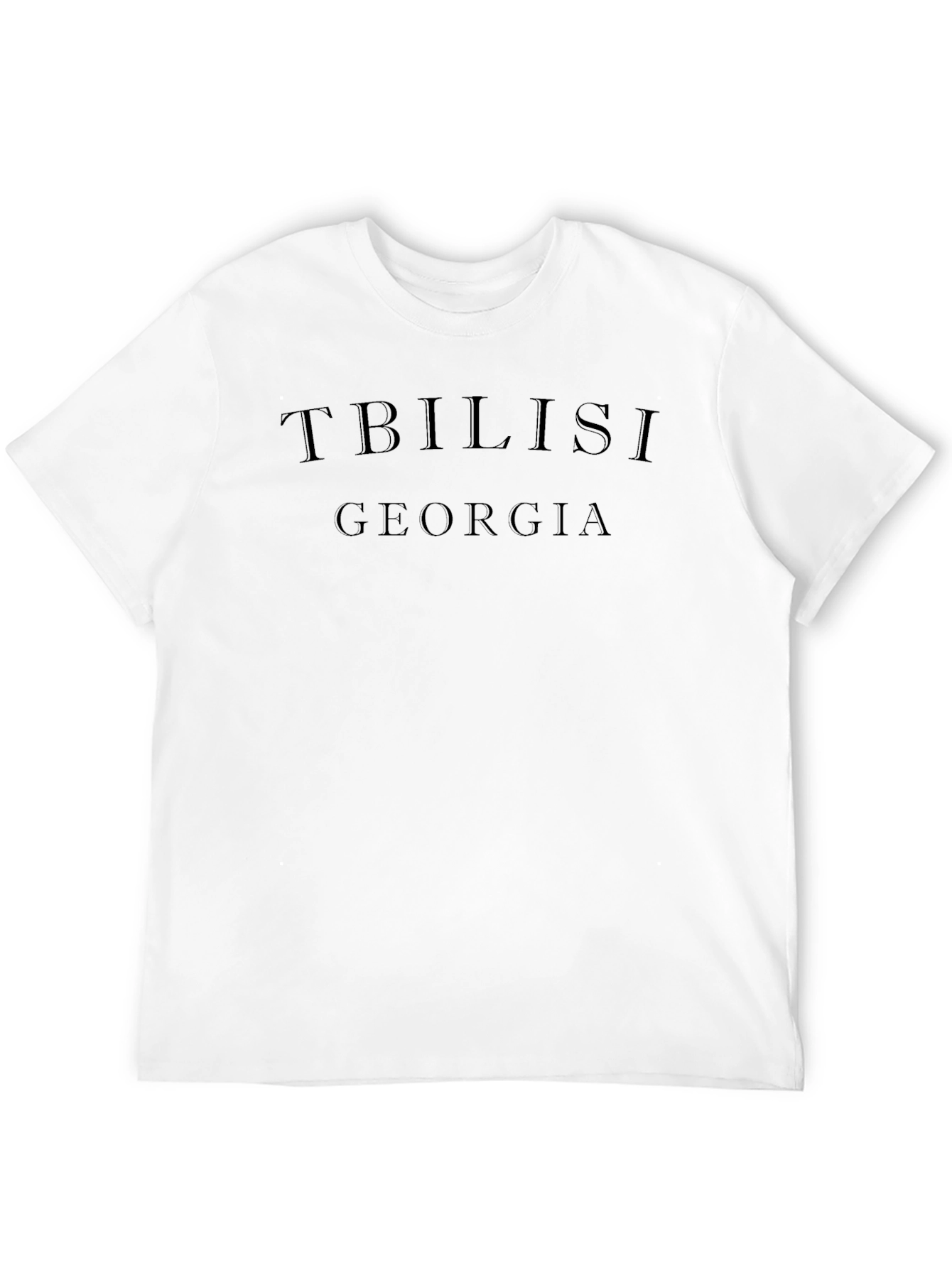 Tbilisi Georgia Mens Black T-Shirt
