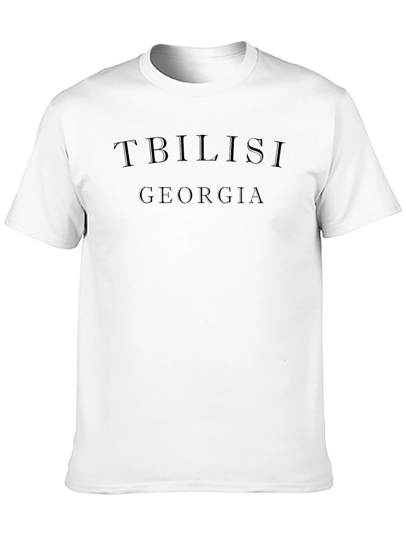 Tbilisi Georgia Mens Black T-Shirt
