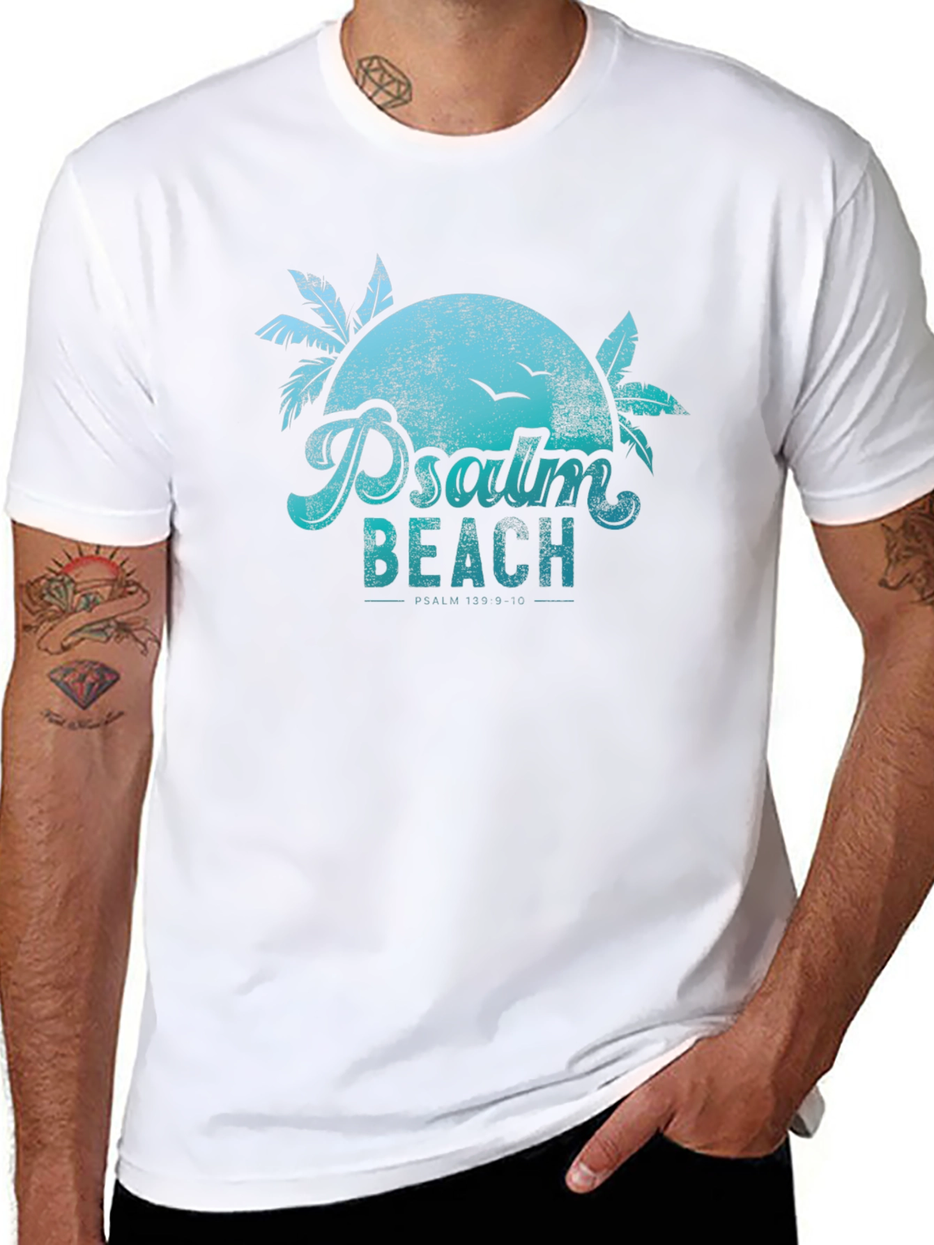 Psalm Beach Graphic Tee - Soft Cotton Comfort
