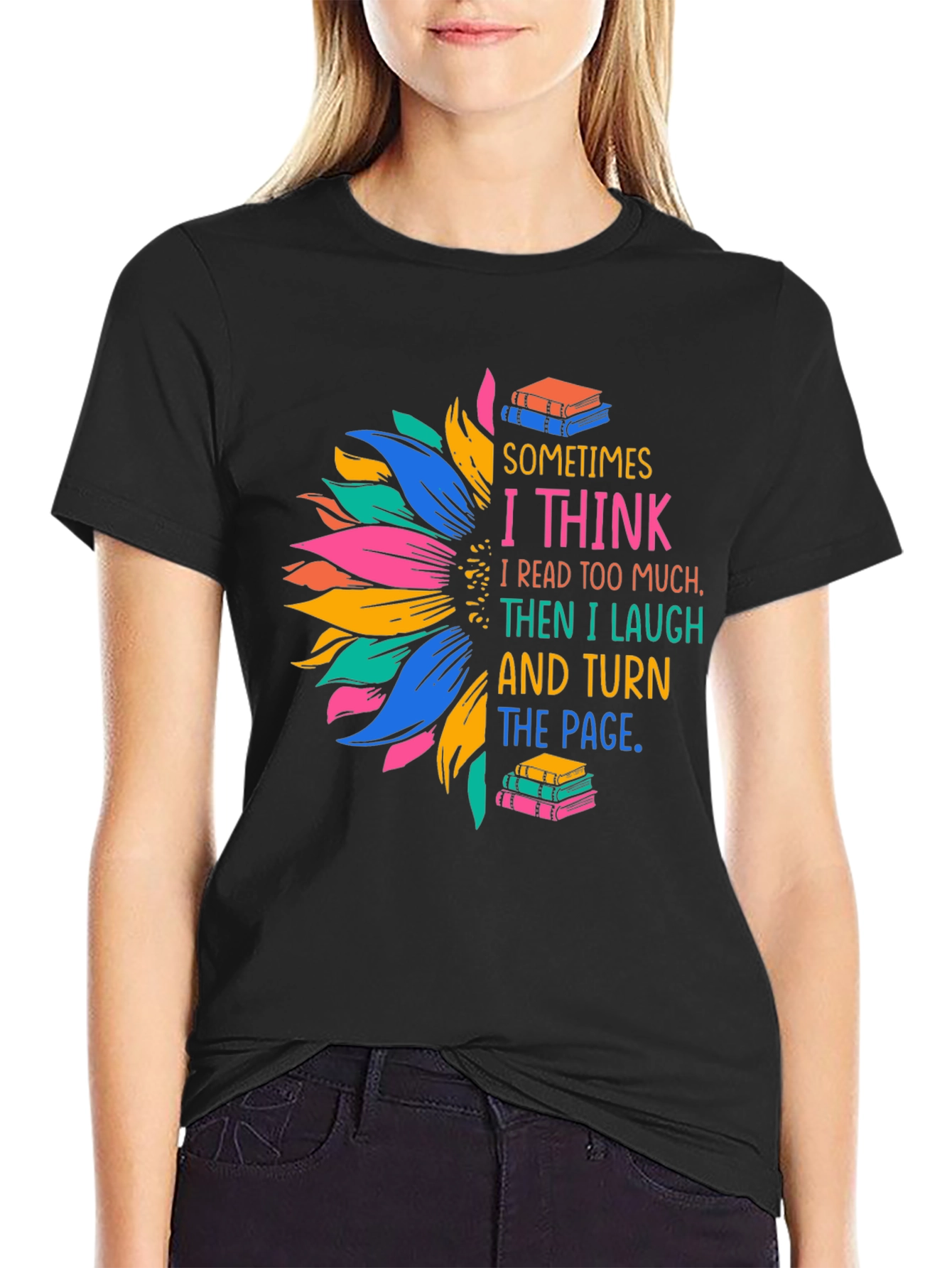 Book Lover Graphic Tee - Funny Reading T-Shirt