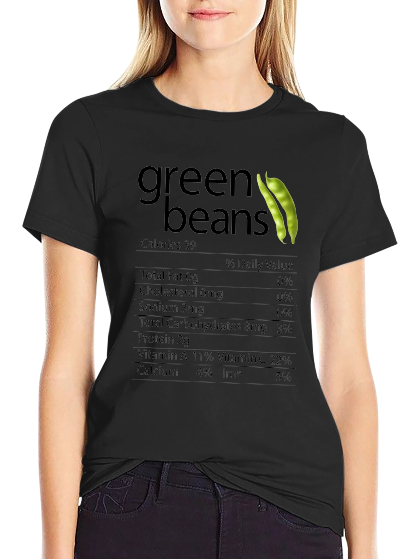 Green Beans Nutrition Facts T-Shirt