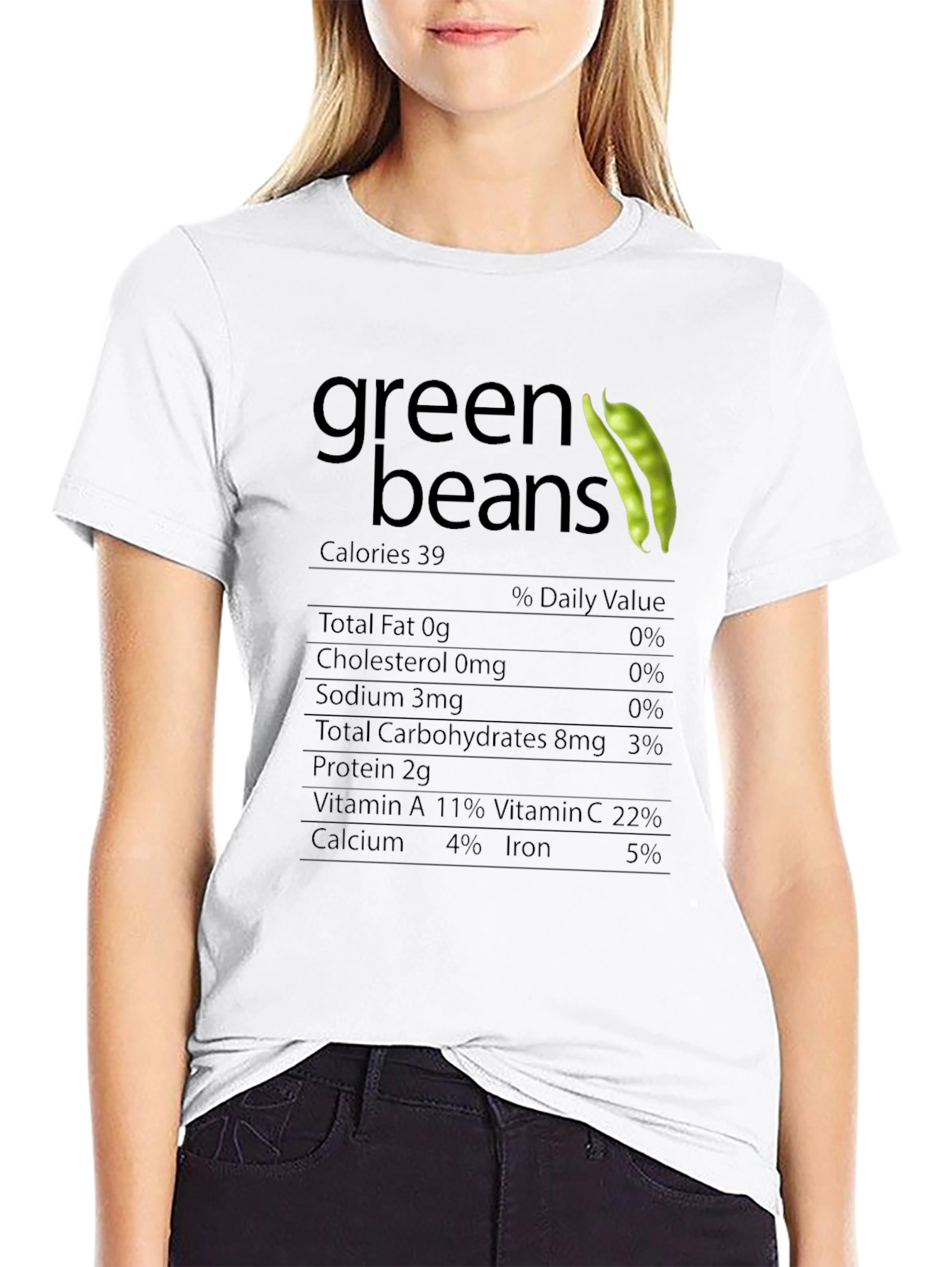 Green Beans Nutrition Facts T-Shirt