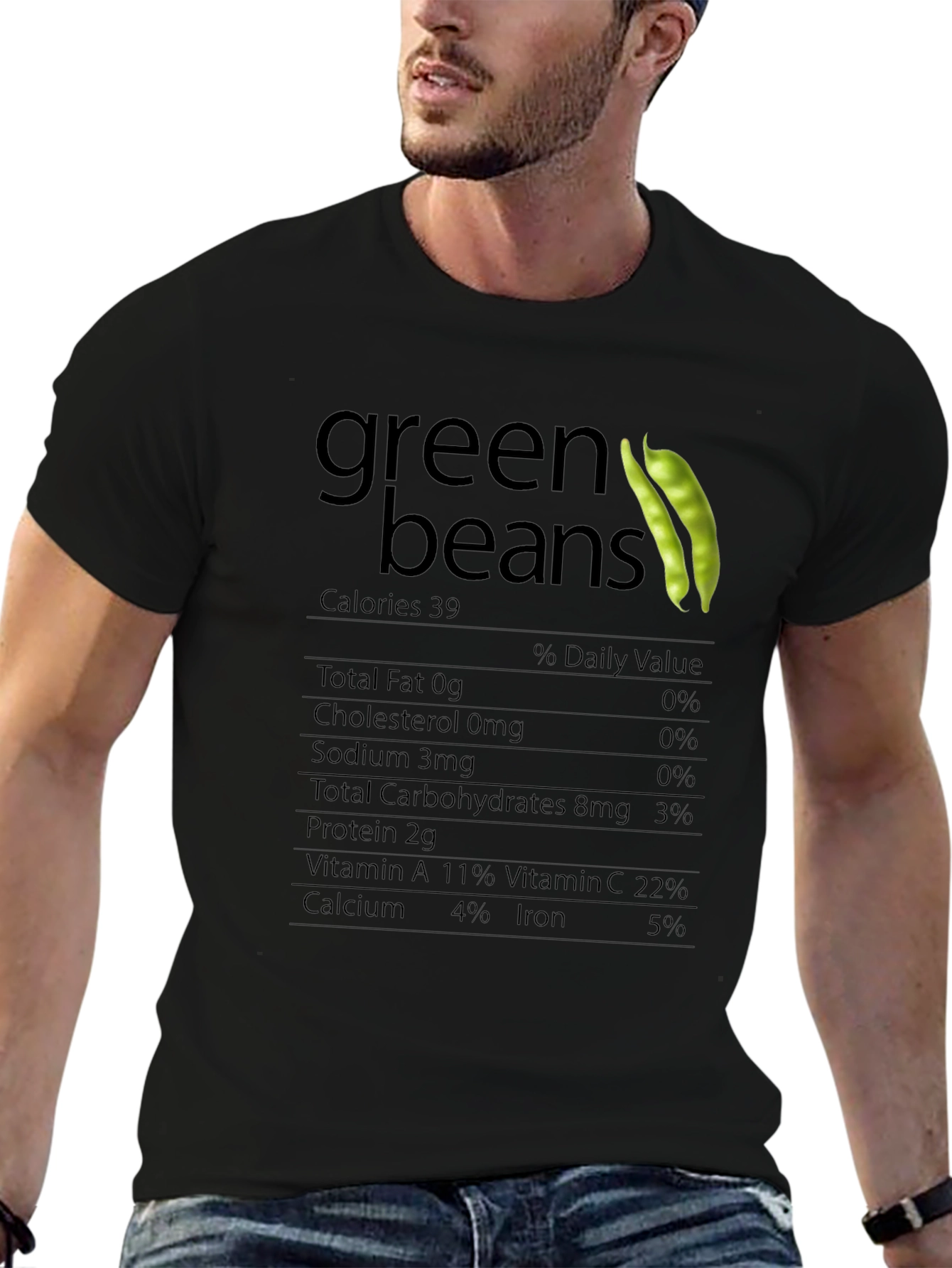 Green Beans Nutrition Facts T-Shirt