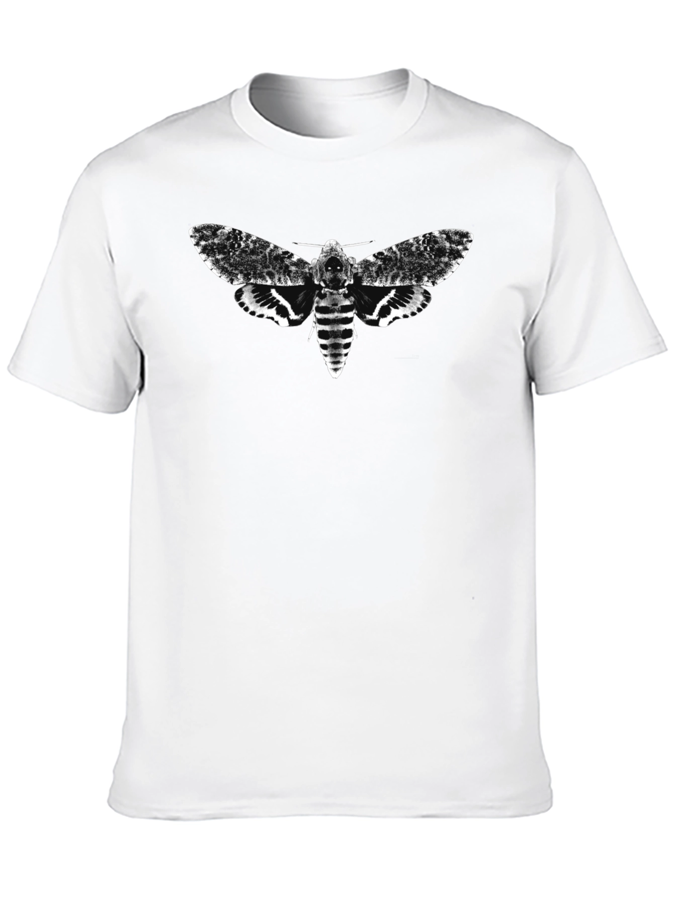Death Head Moth Graphic Tee - Mens Black T-Shirt