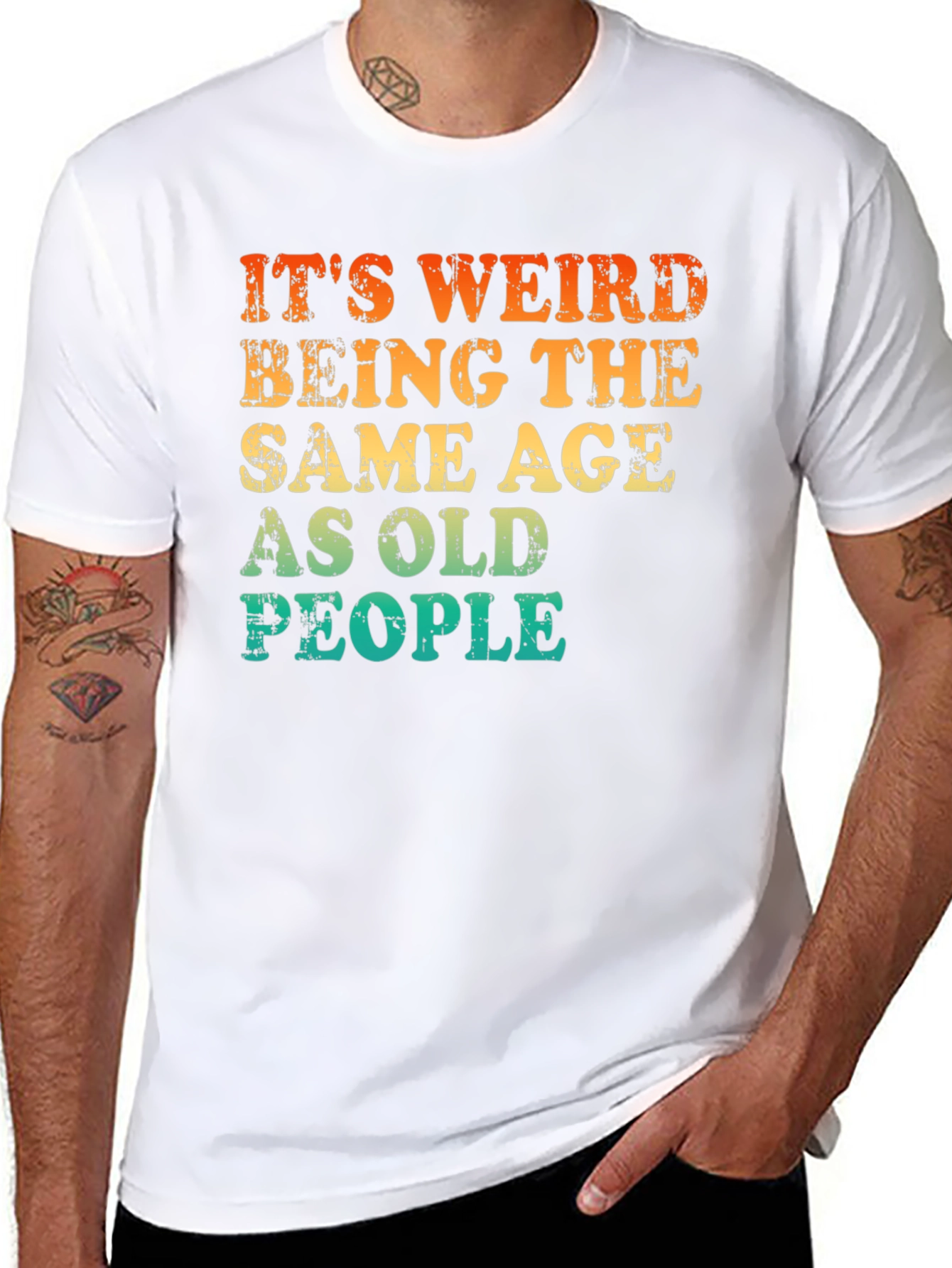 Funny Old People Graphic Tee