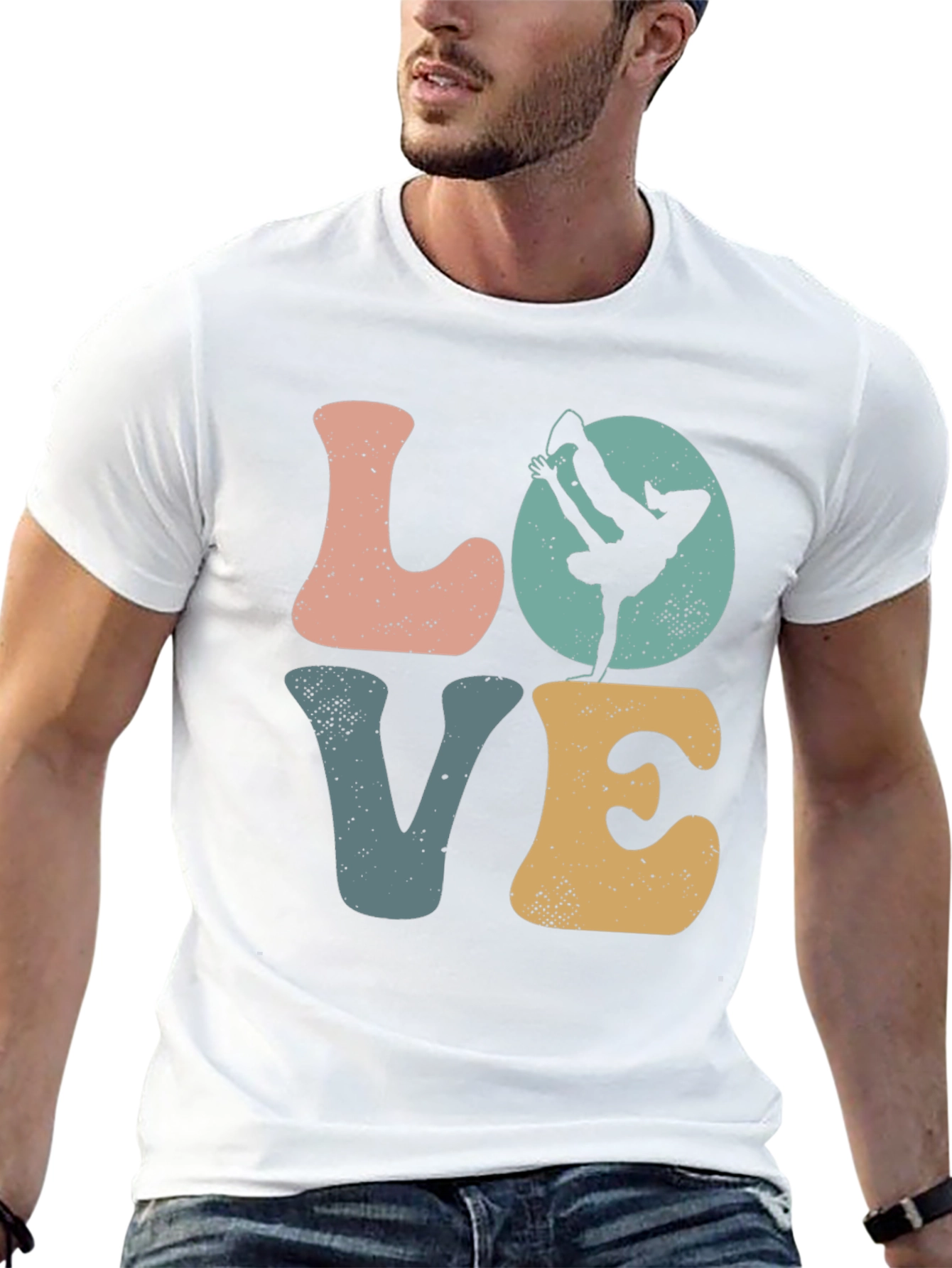 LOVE Breakdance Graphic T-Shirt