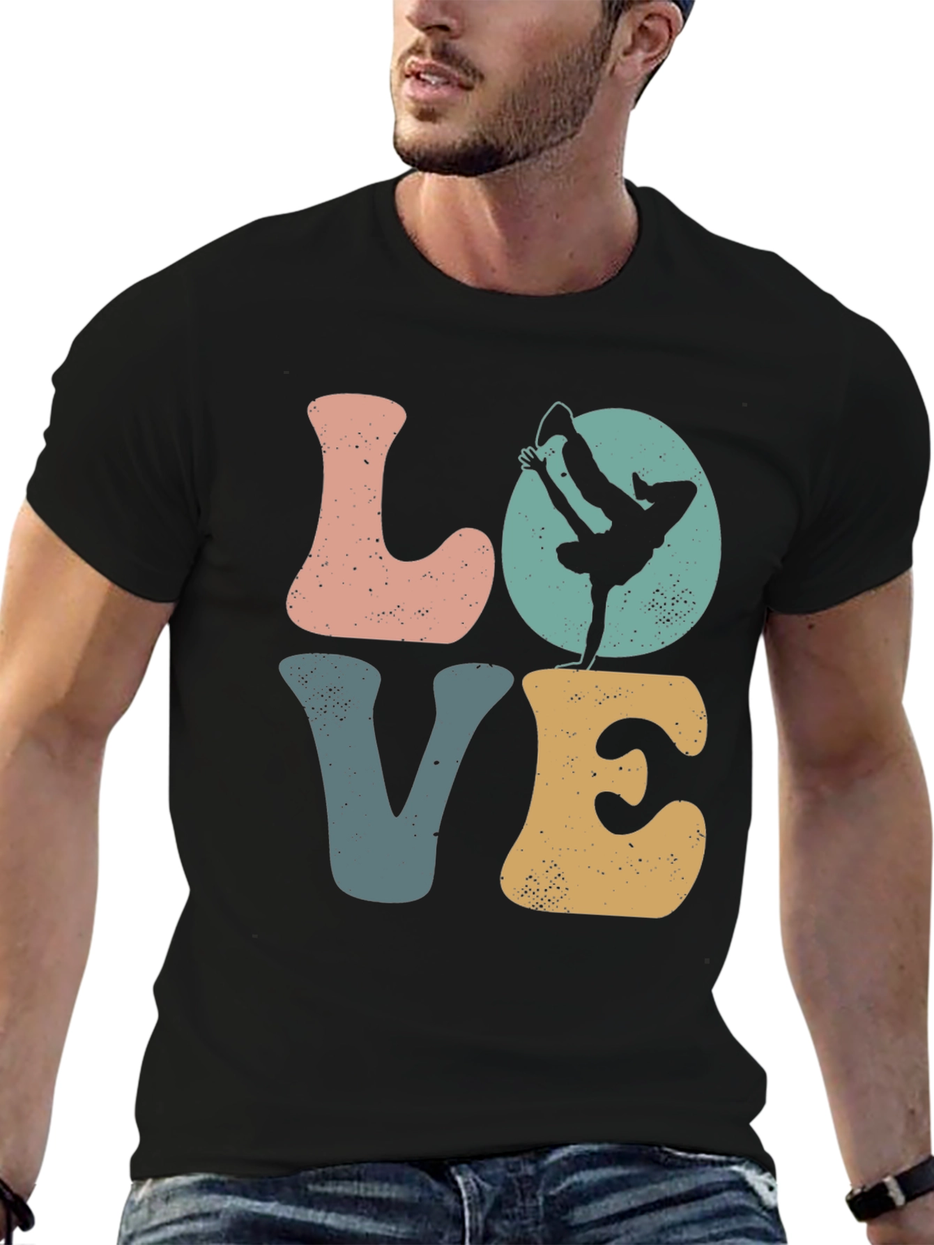 LOVE Breakdance Graphic T-Shirt