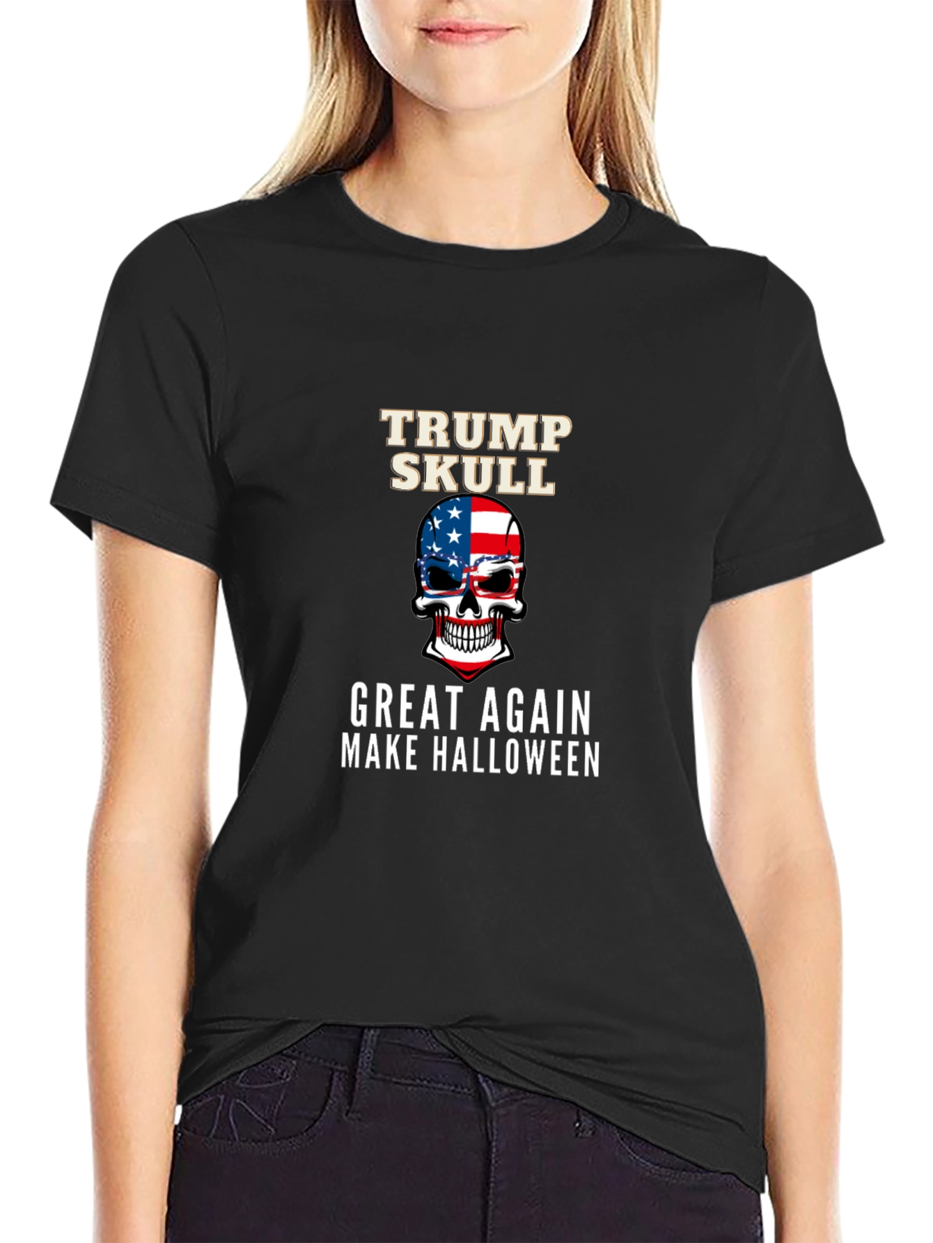 Trump Skull Halloween T-Shirt