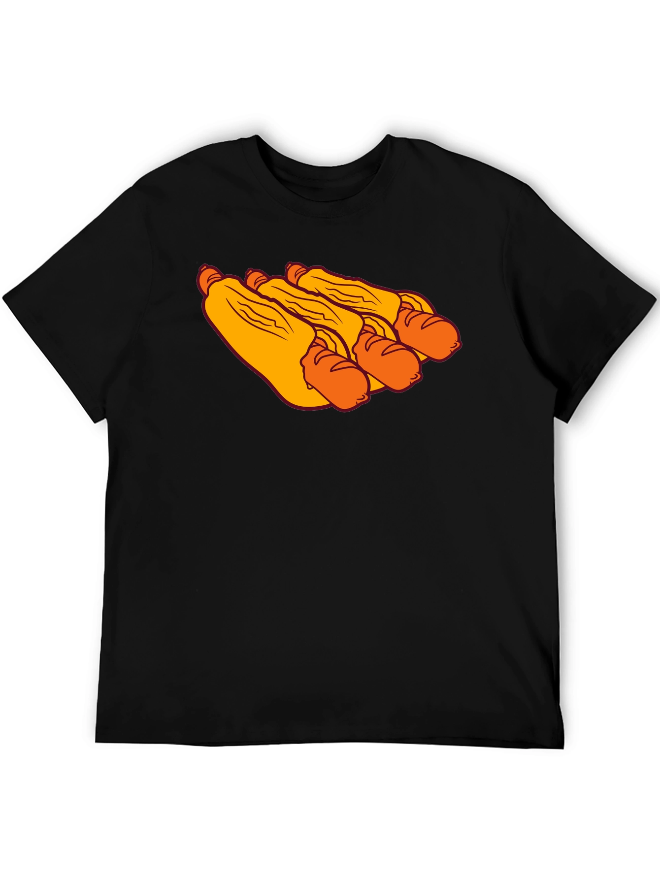 Hot Dog Graphic Tee - Foodie T-Shirt