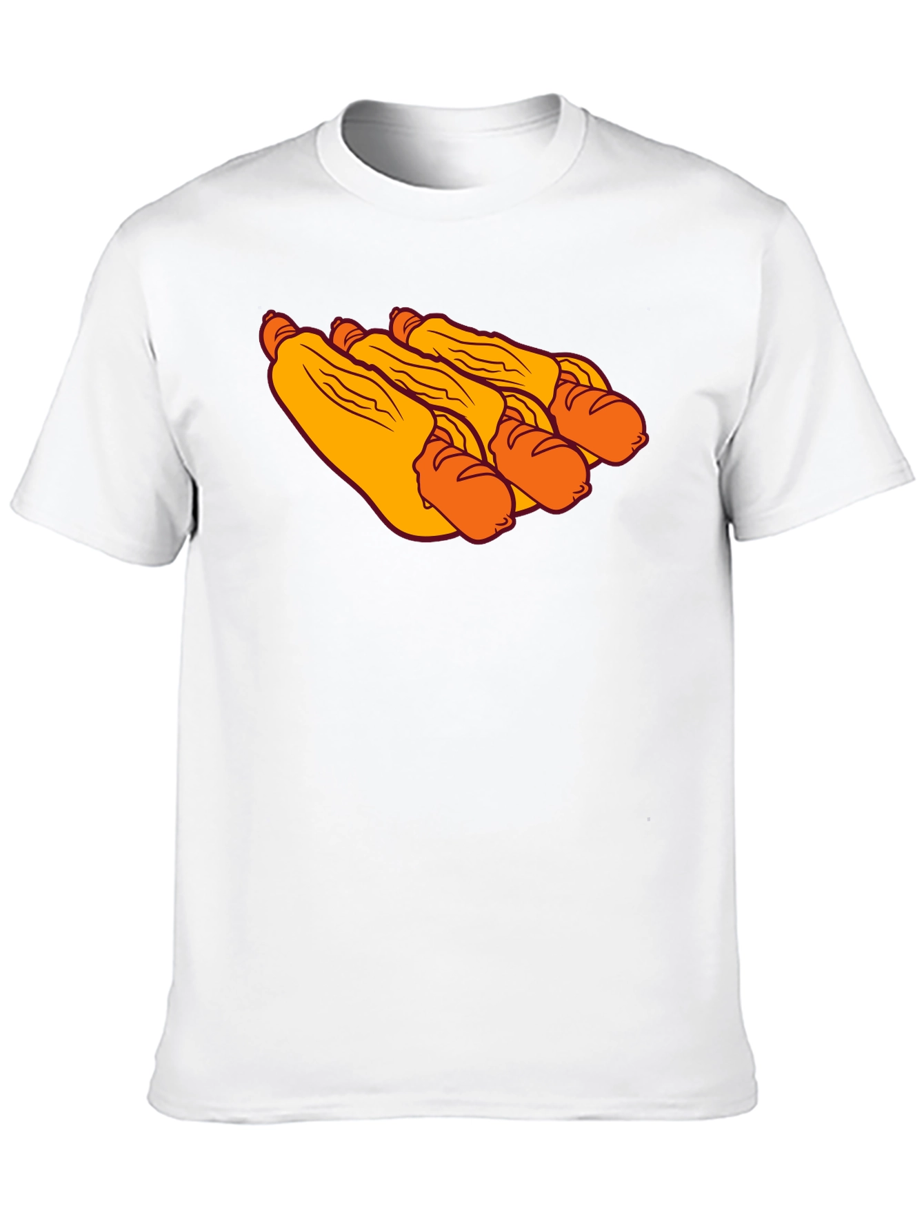 Hot Dog Graphic Tee - Foodie T-Shirt