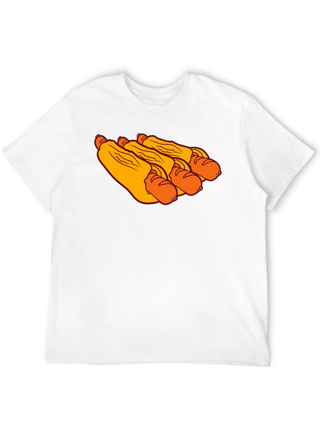 Hot Dog Graphic Tee - Foodie T-Shirt