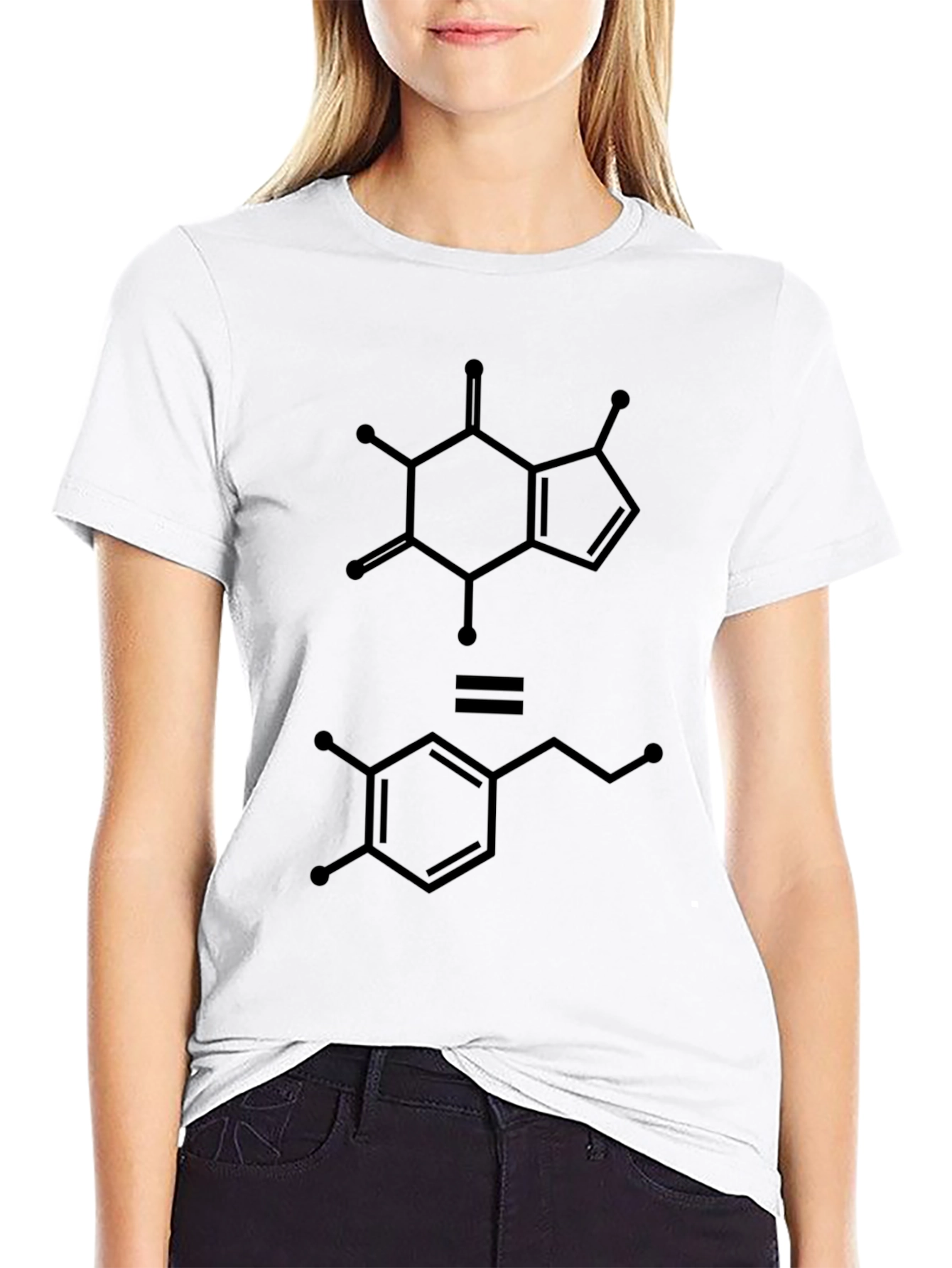 Caffeine Equals Dopamine T-Shirt - Black