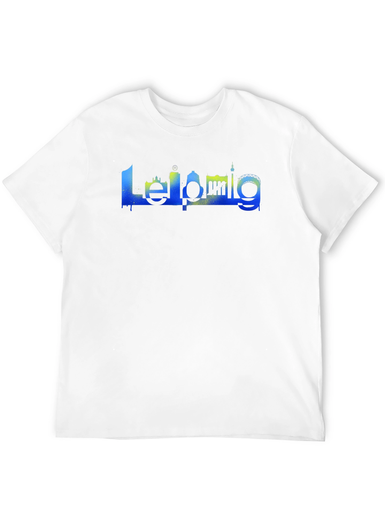 Leipzig Skyline Graffiti T-Shirt - Germany City Souvenir Tee