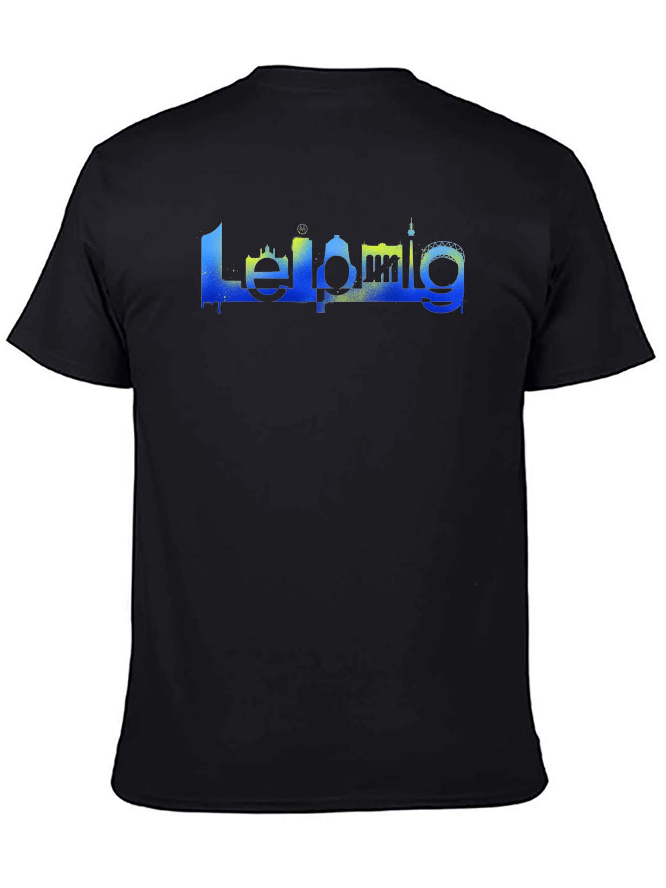 Leipzig Skyline Graffiti T-Shirt - Germany City Souvenir Tee