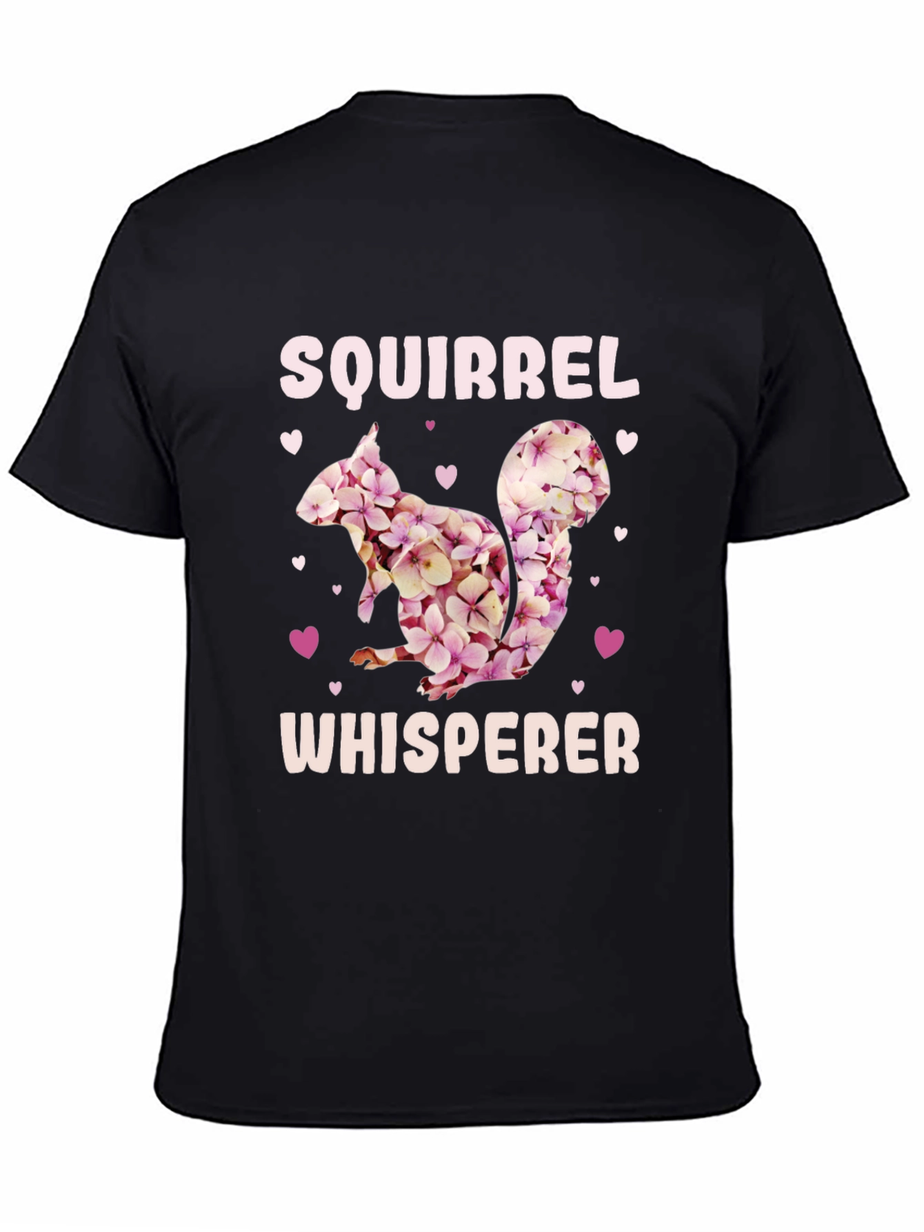 Squirrel Whisperer Floral Graphic T-Shirt