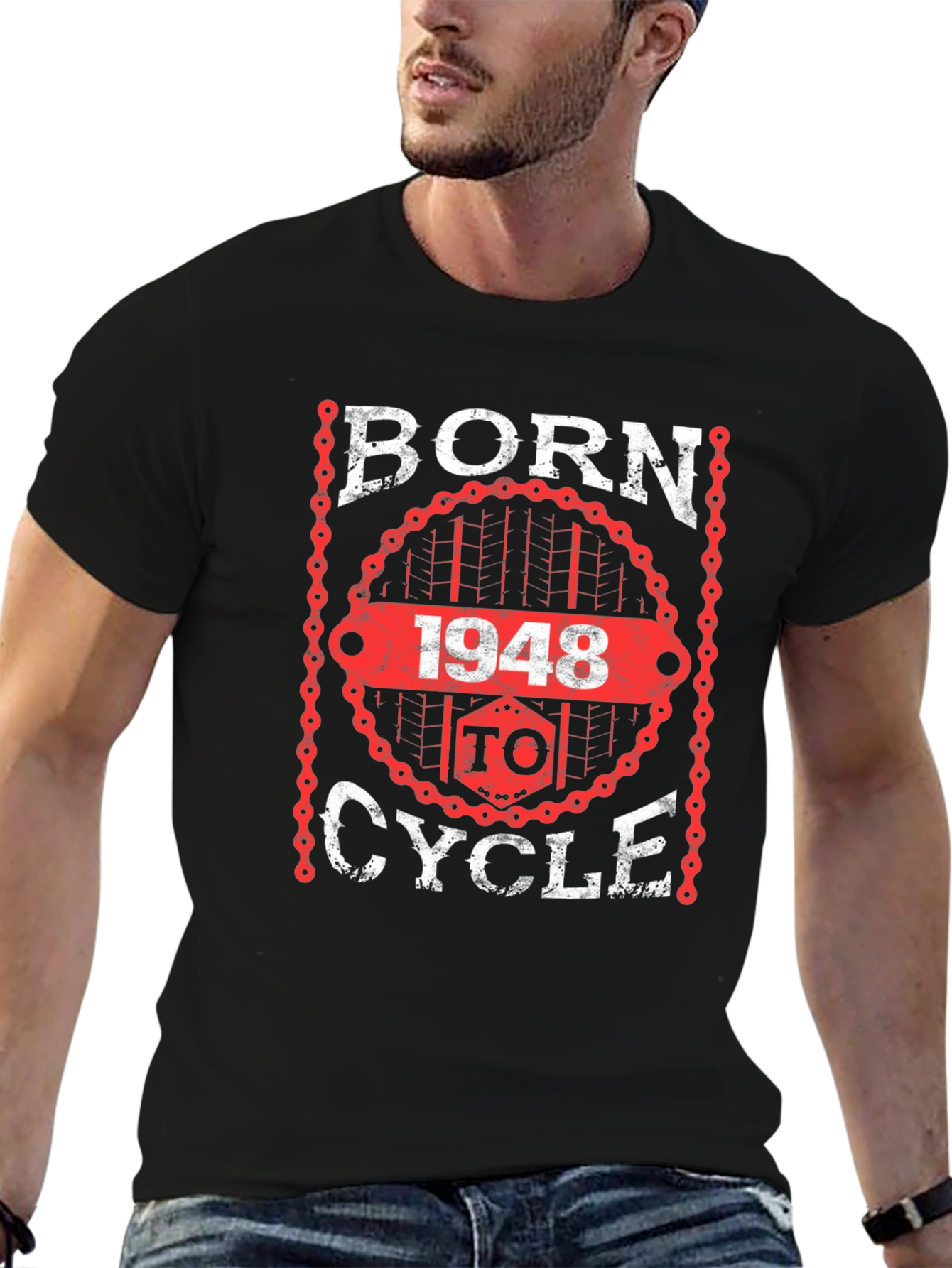 Born 1948 to Cycle Graphic Tee