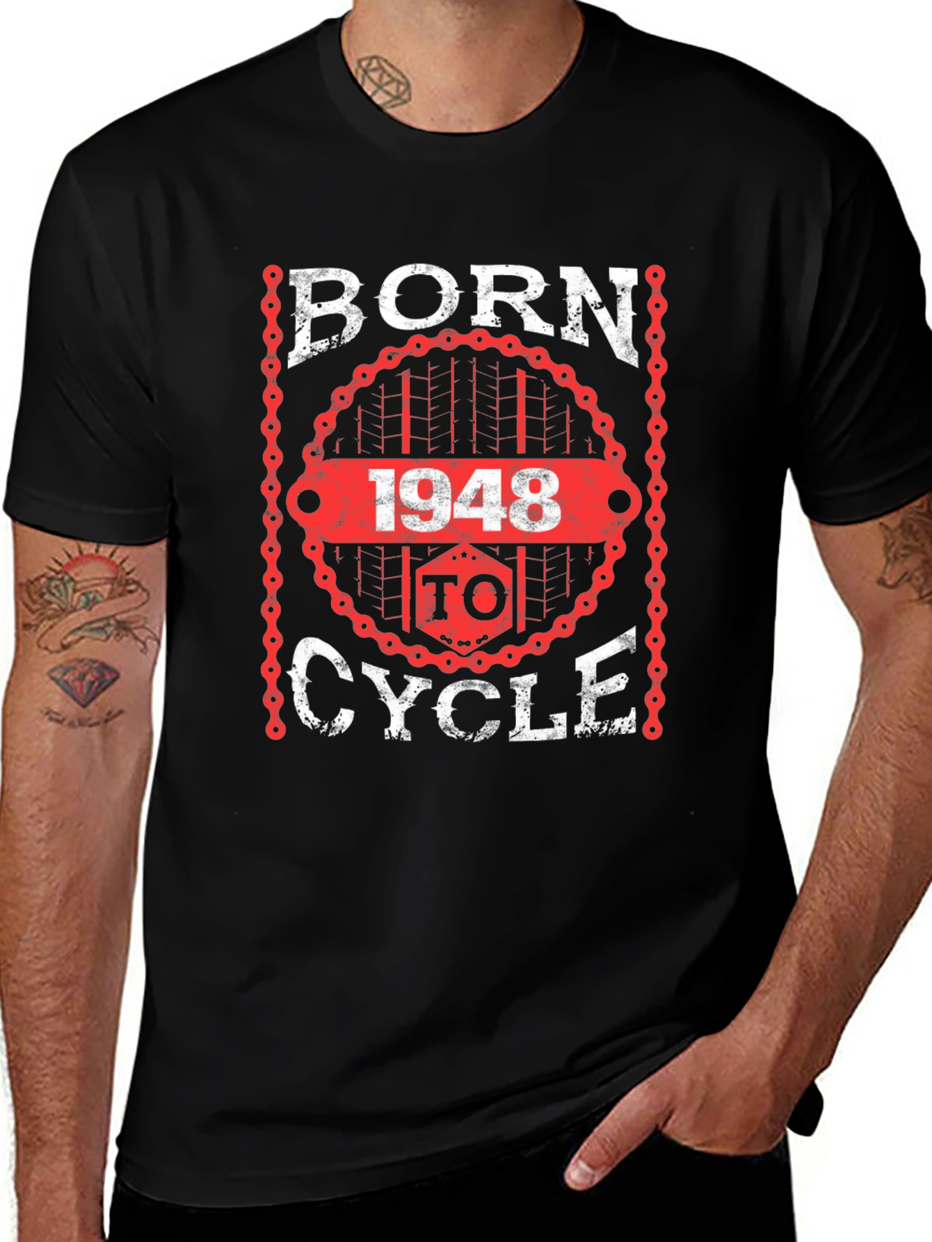 Born 1948 to Cycle Graphic Tee