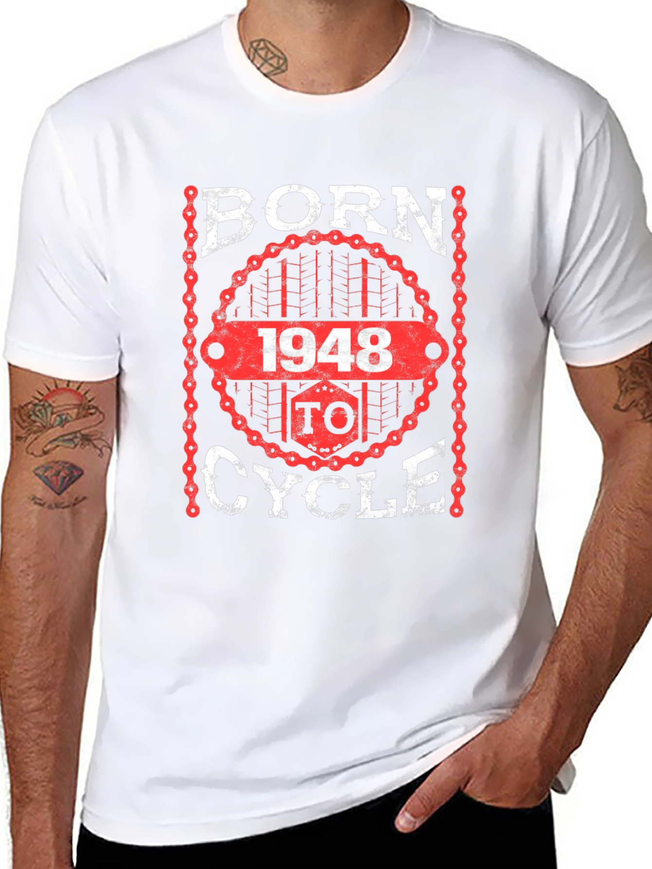 Born 1948 to Cycle Graphic Tee
