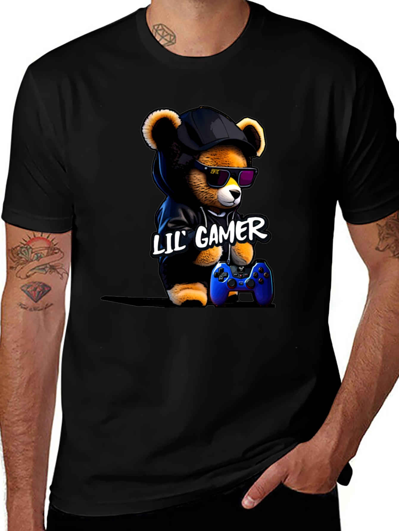 Lil Gamer Bear T-Shirt