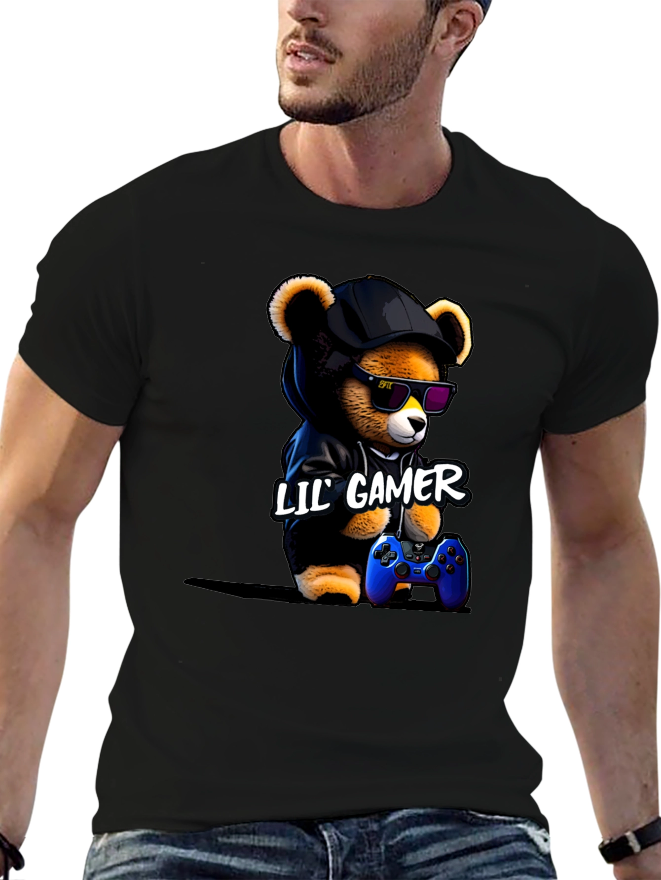 Lil Gamer Bear T-Shirt