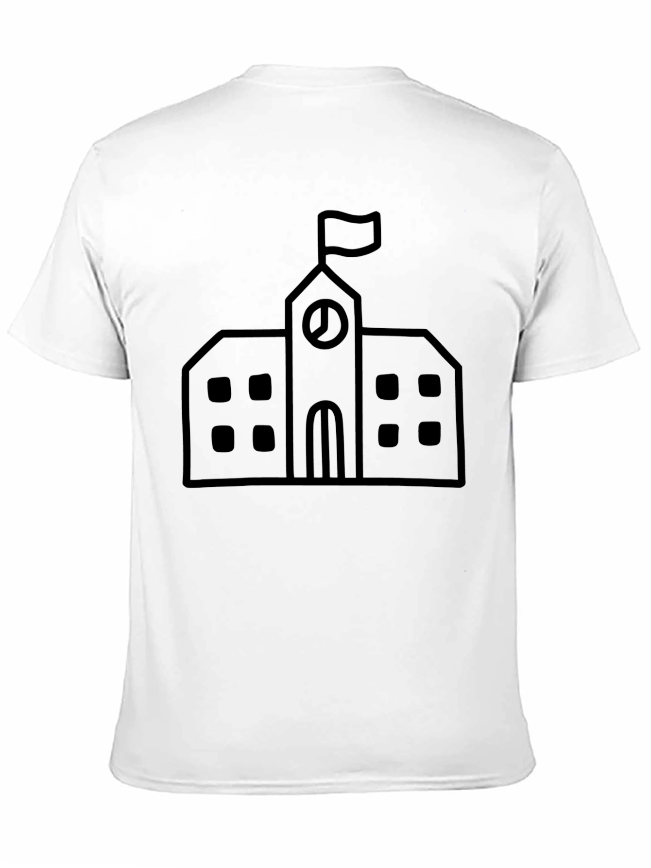 Black School Building T-Shirt