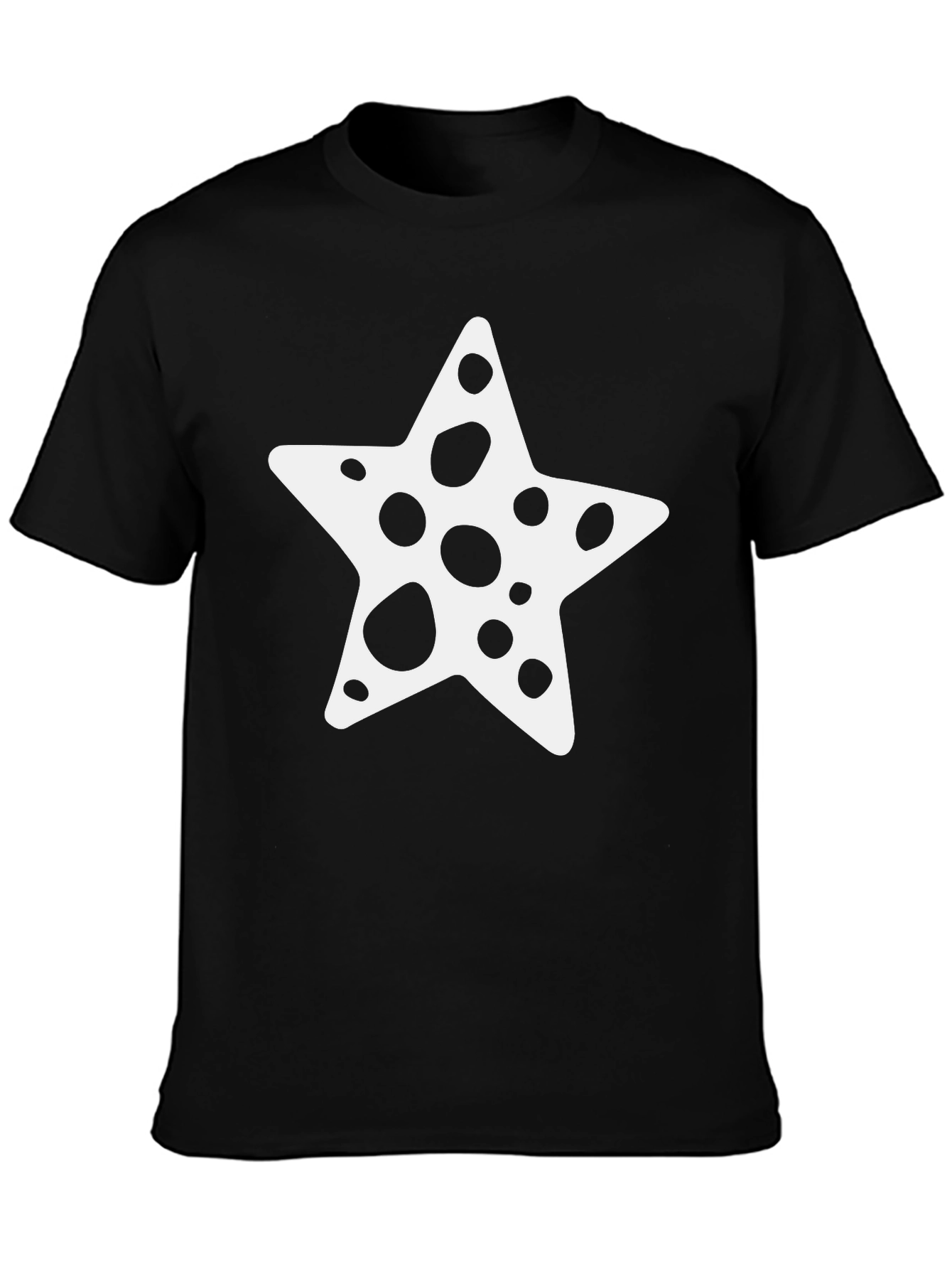 Black Starfish Spotted Graphic Tee