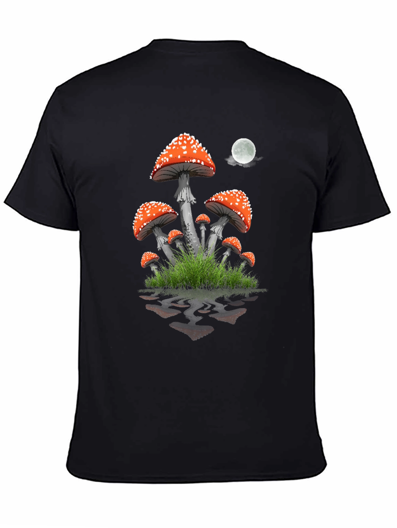 Mushroom Graphic T-Shirt - Fantasy Night Design